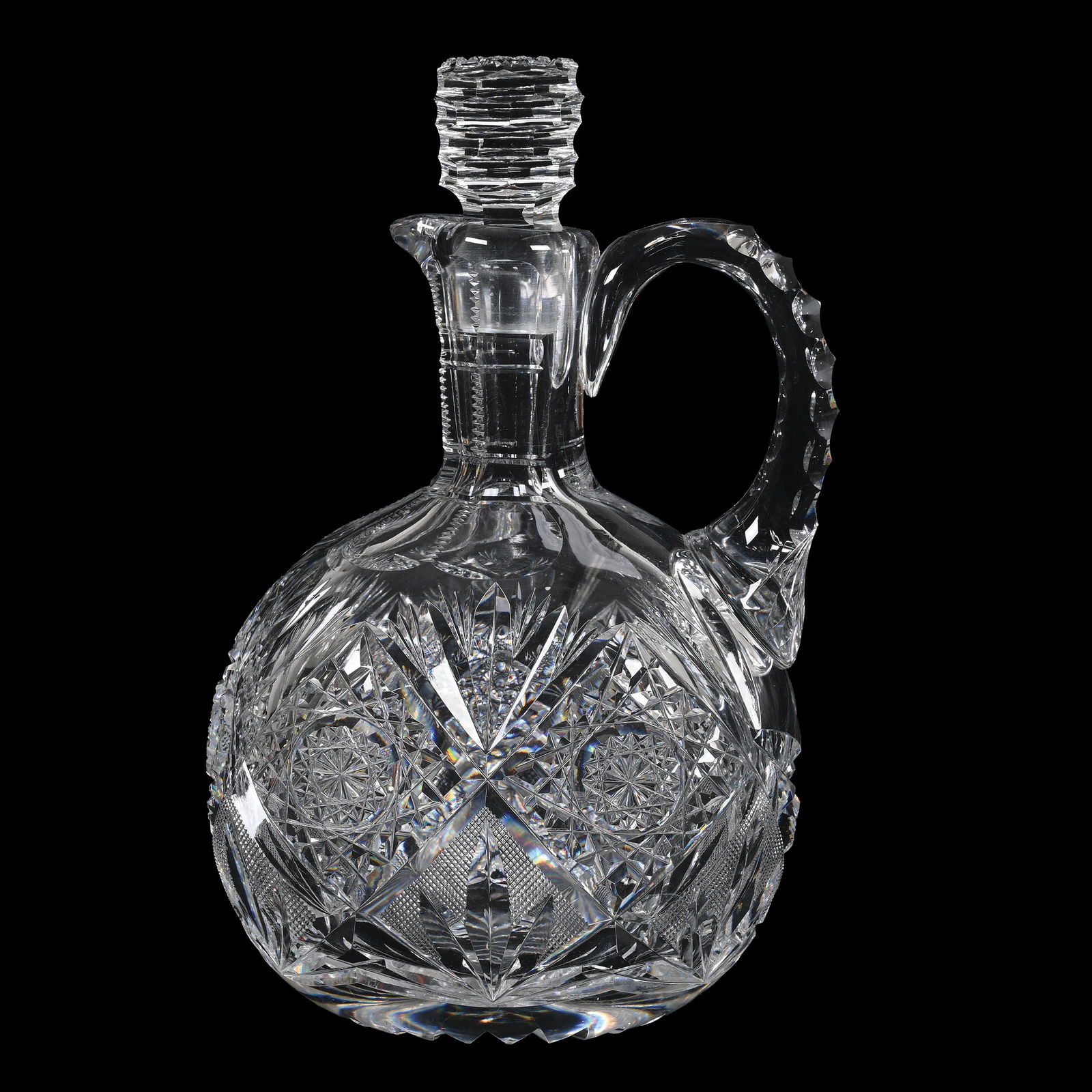 Oval Decanter, ABCG, Lotus Pattern By Egginton (1 of 4)