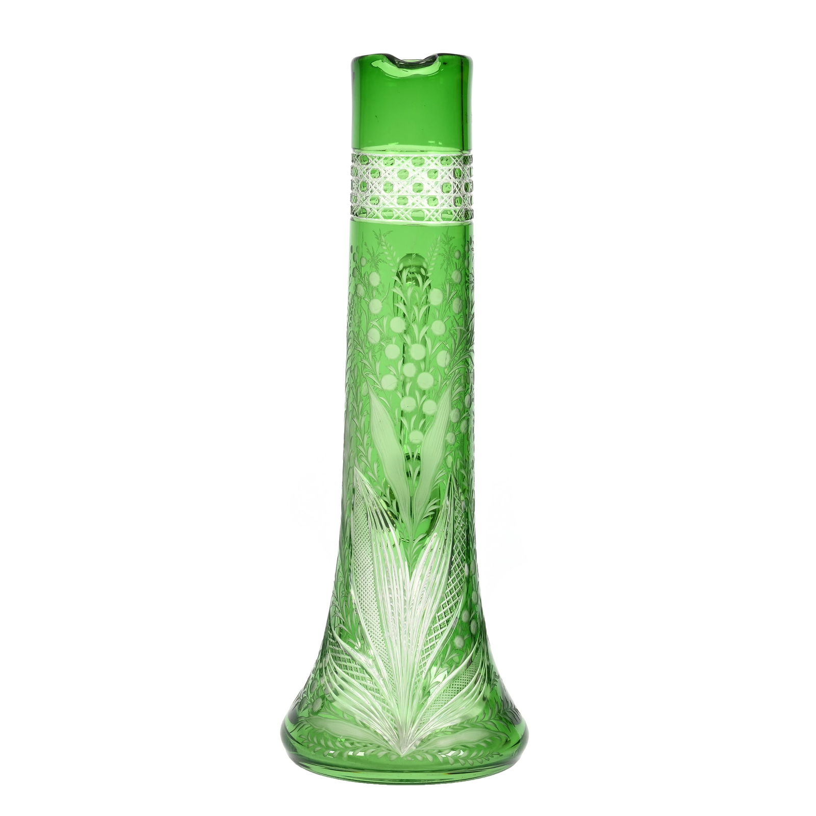 Champagne Tankard, ABCG, Green Cut To Clear (1 of 3)