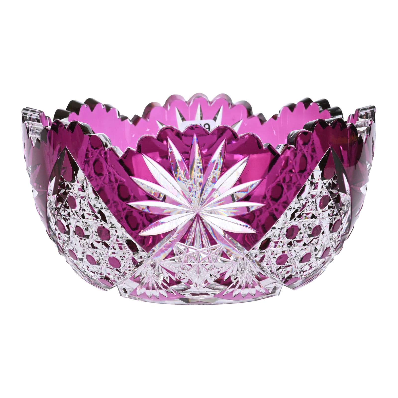 Bowl, BPCG, Amethyst Cut To Clear (1 of 3)