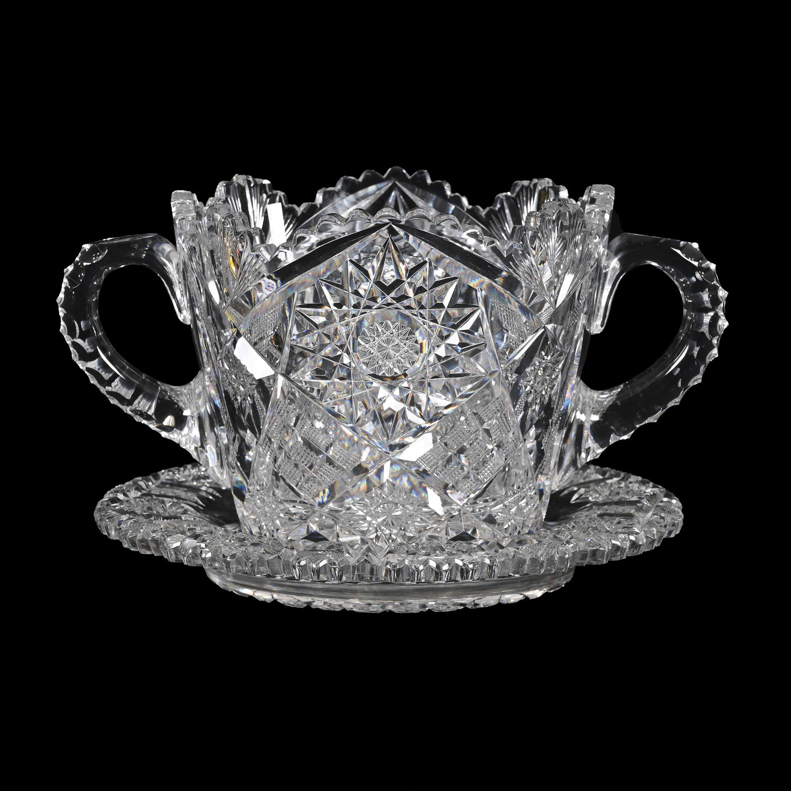 Ice Tub/Underplate, ABCG, Signed Libbey Sultana (1 of 3)