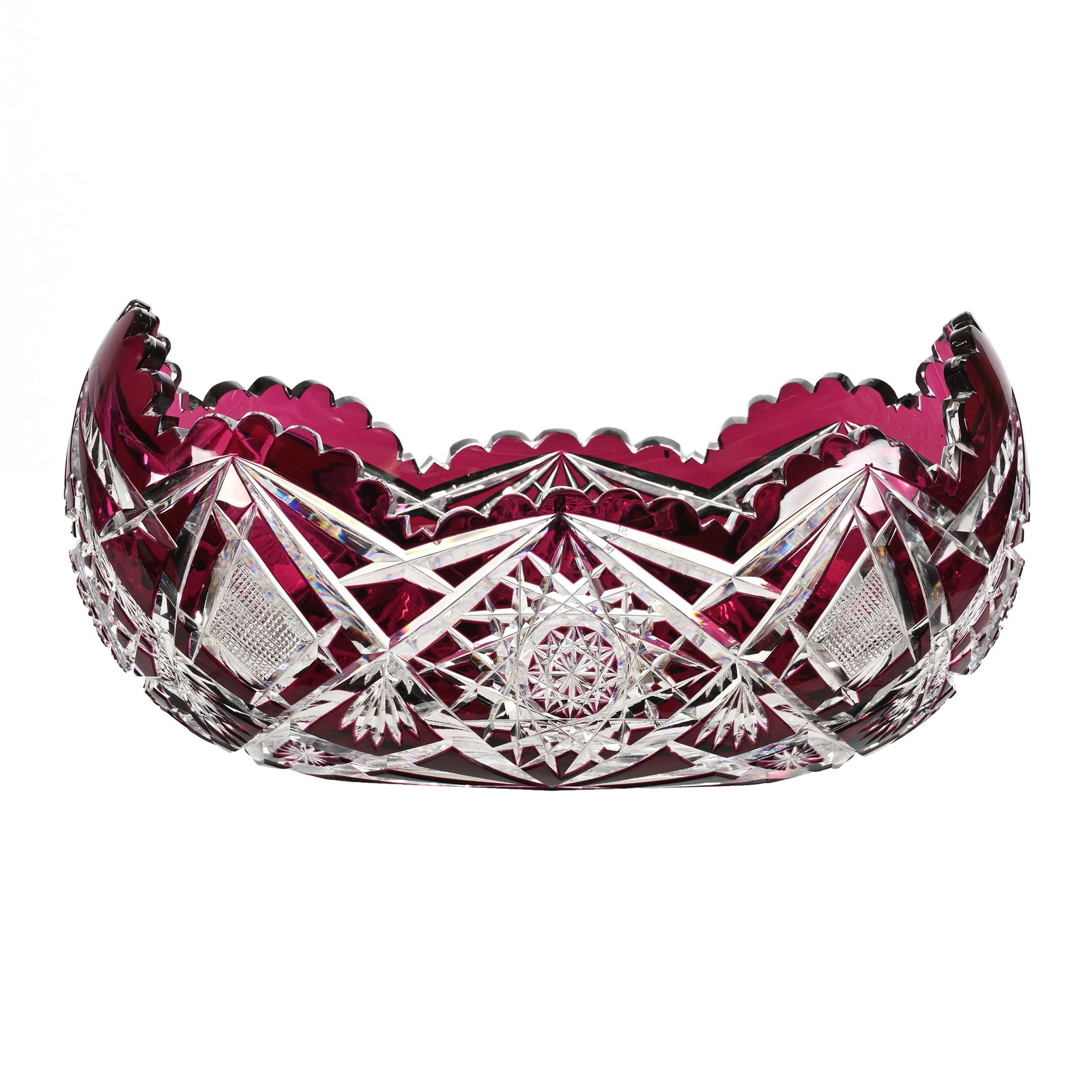 Banana Bowl, BPCG, Amethyst Cut To Clear (1 of 3)