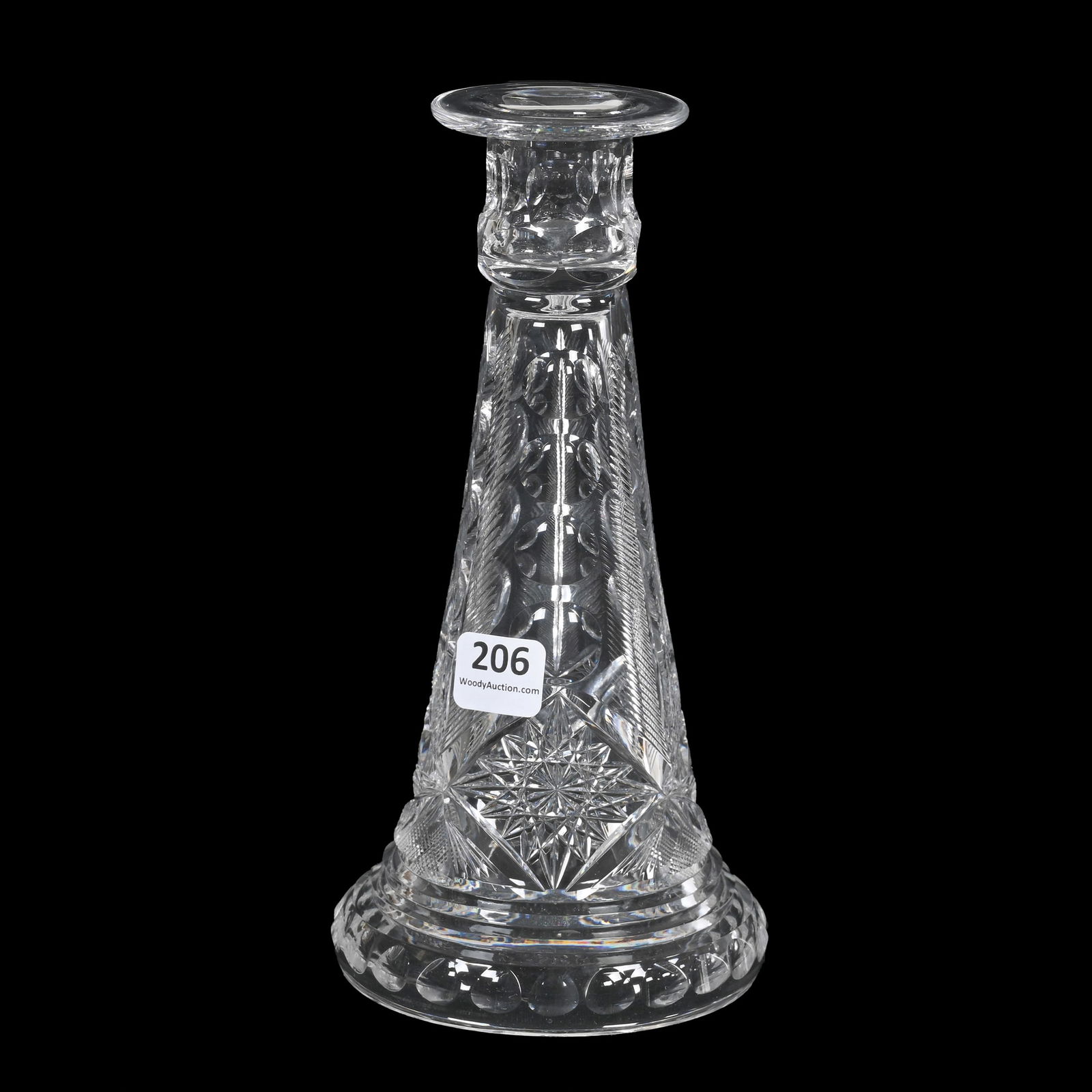 Candlestick, ABCG, Signed Libbey (1 of 3)