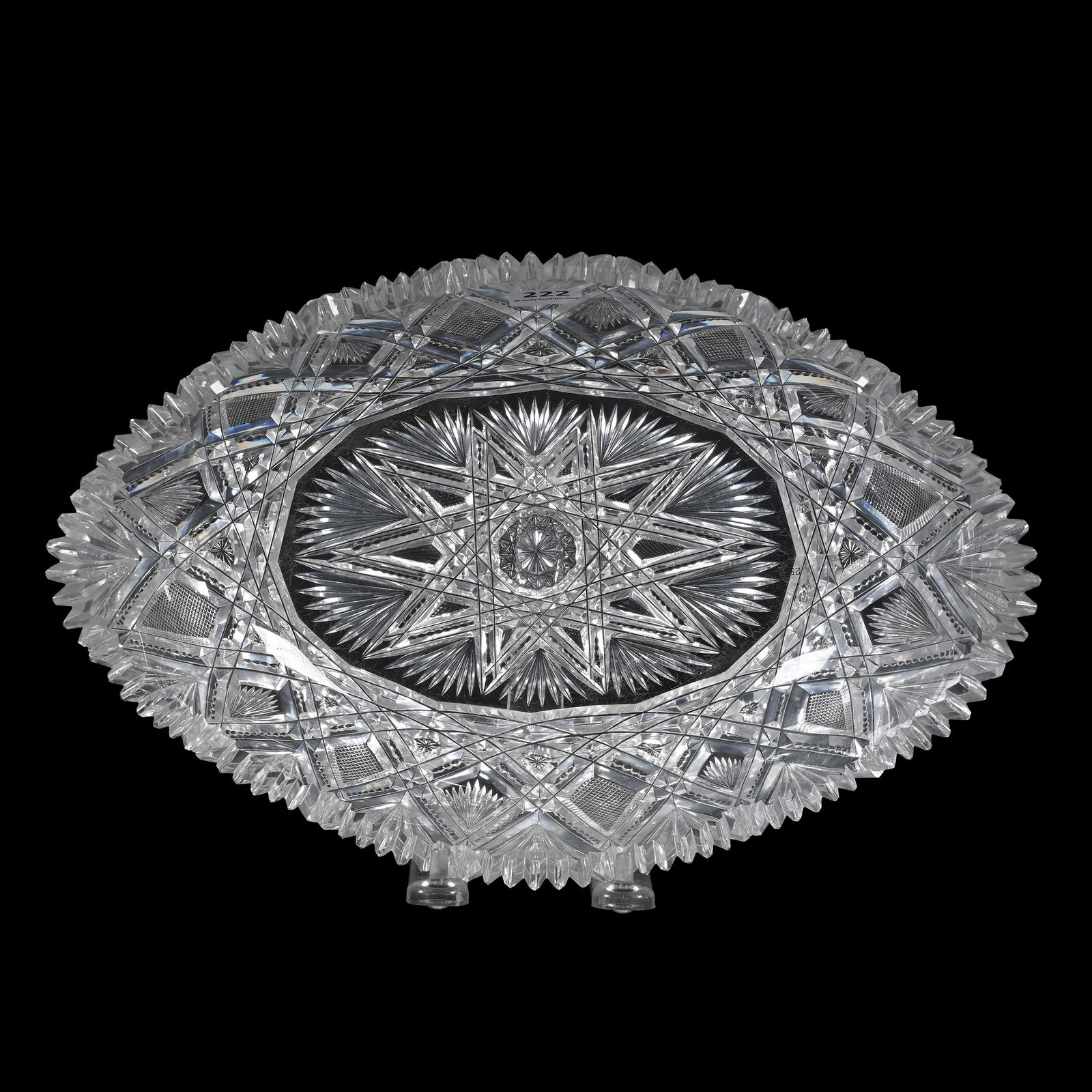 Oval Bowl, ABCG, Parisian Pattern By Dorflinger (1 of 3)