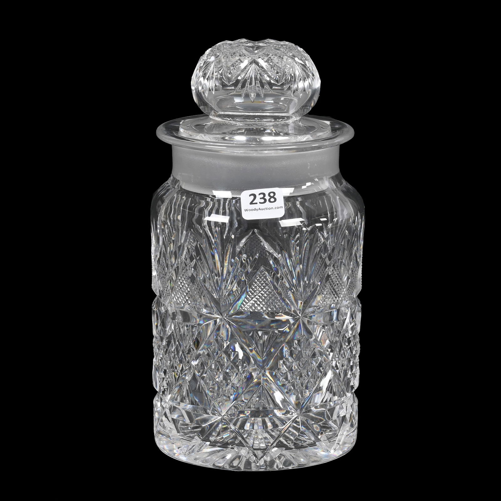 Cigar Humidor, ABCG, Colonial Pattern By Dorflinger (1 of 3)