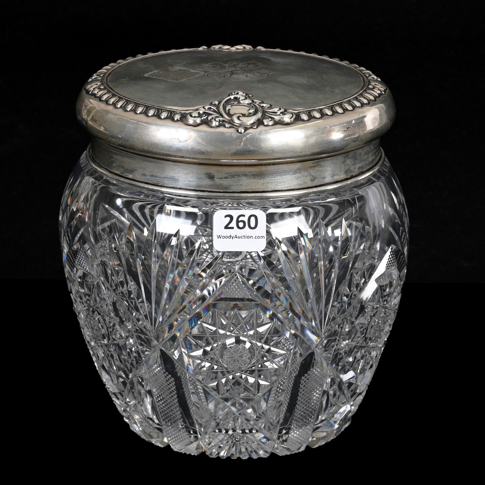 Covered Jar, ABCG, Pattern #50 By Dorflinger (1 of 4)