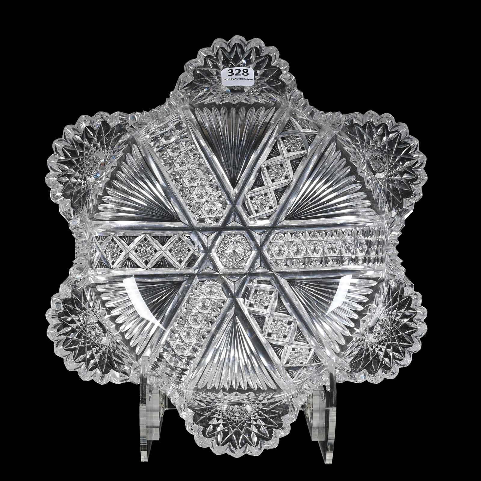 Bowl, Blown Mold, ABCG, Primrose Pattern By Straus (1 of 3)