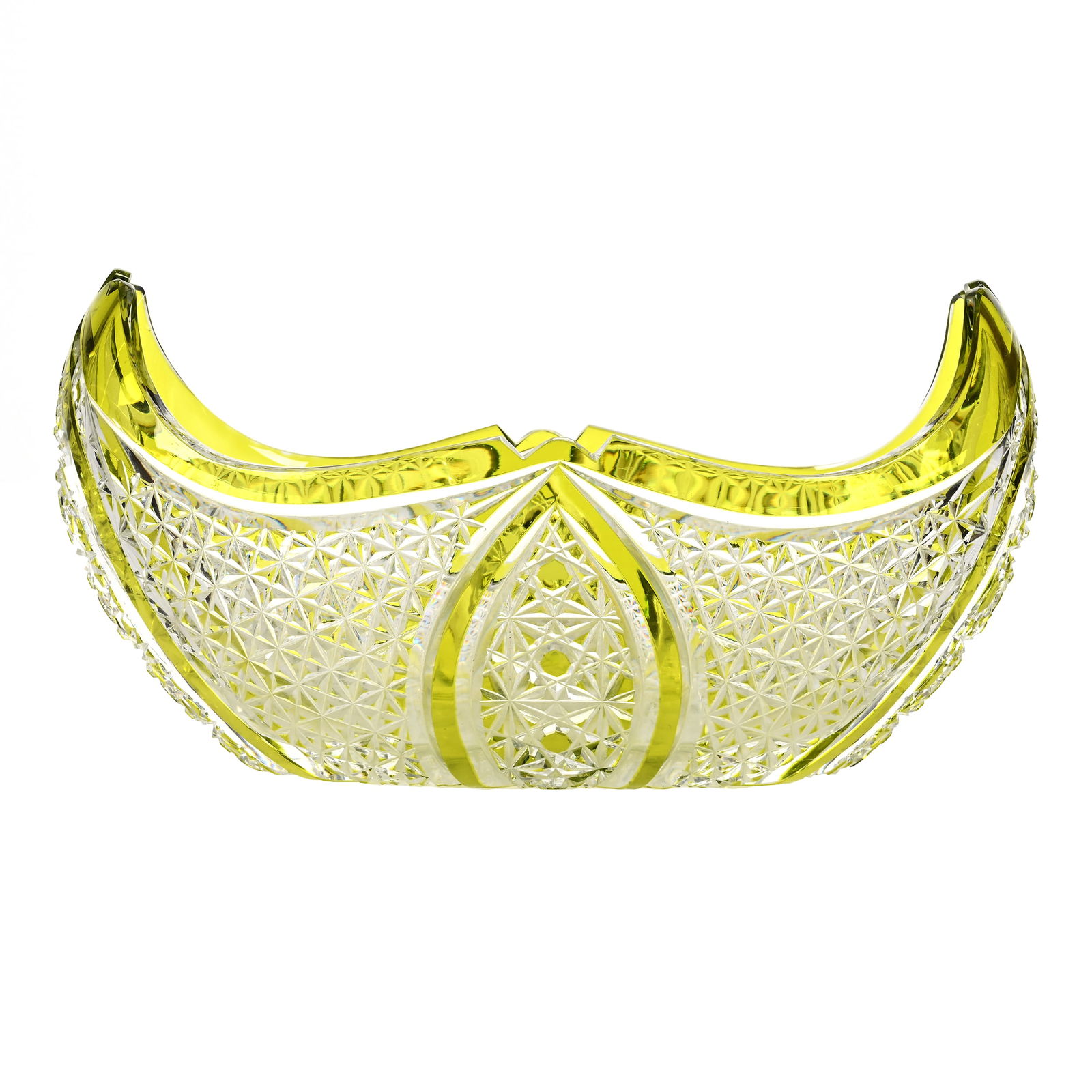 Banana Bowl, BPCG, Yellow Cut To Clear (1 of 5)