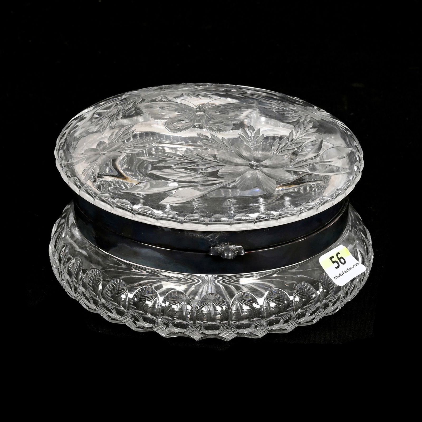 Round Hinged Jewel Box, ABCG (1 of 3)