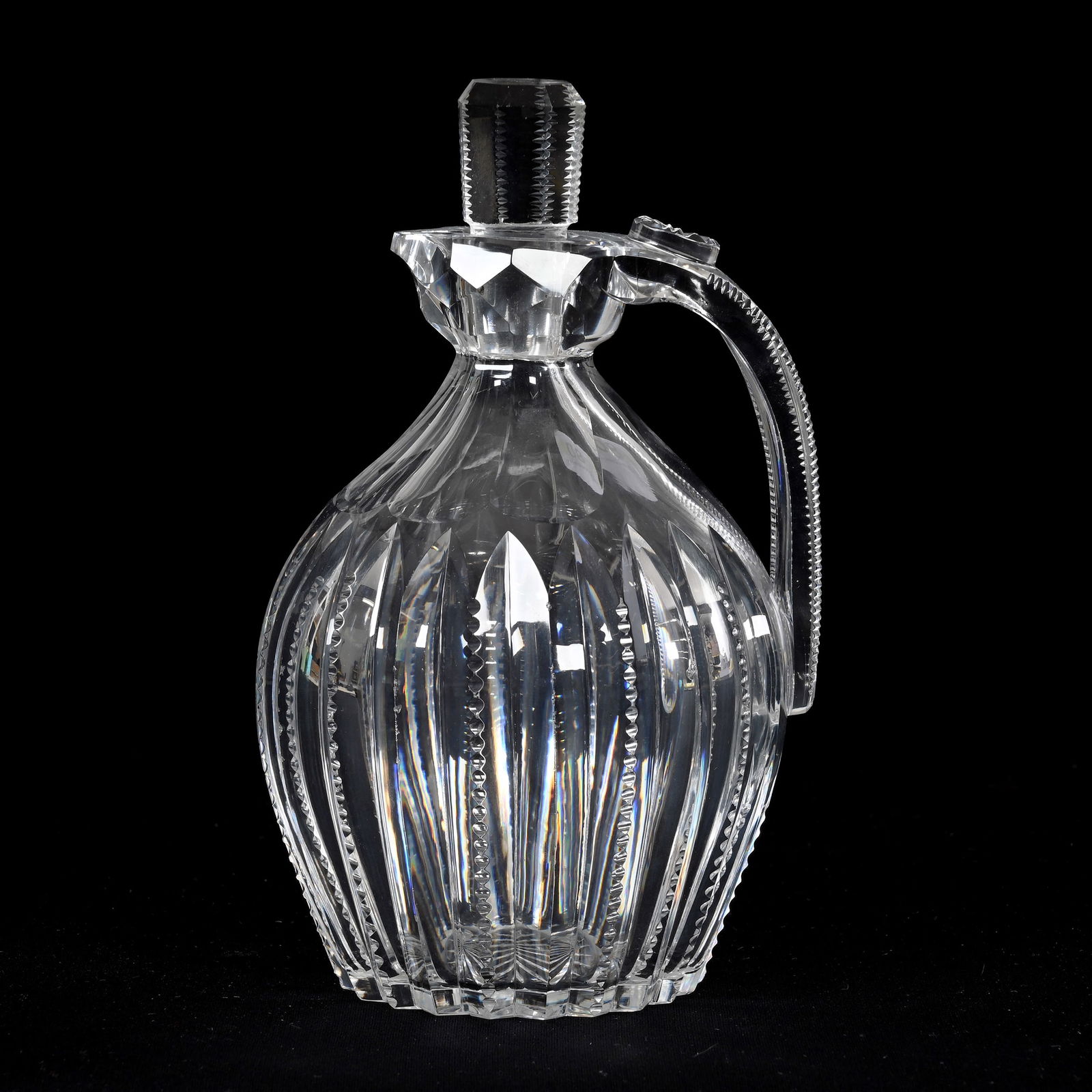 Whiskey Jug, American Brilliant Cut Glass (1 of 6)