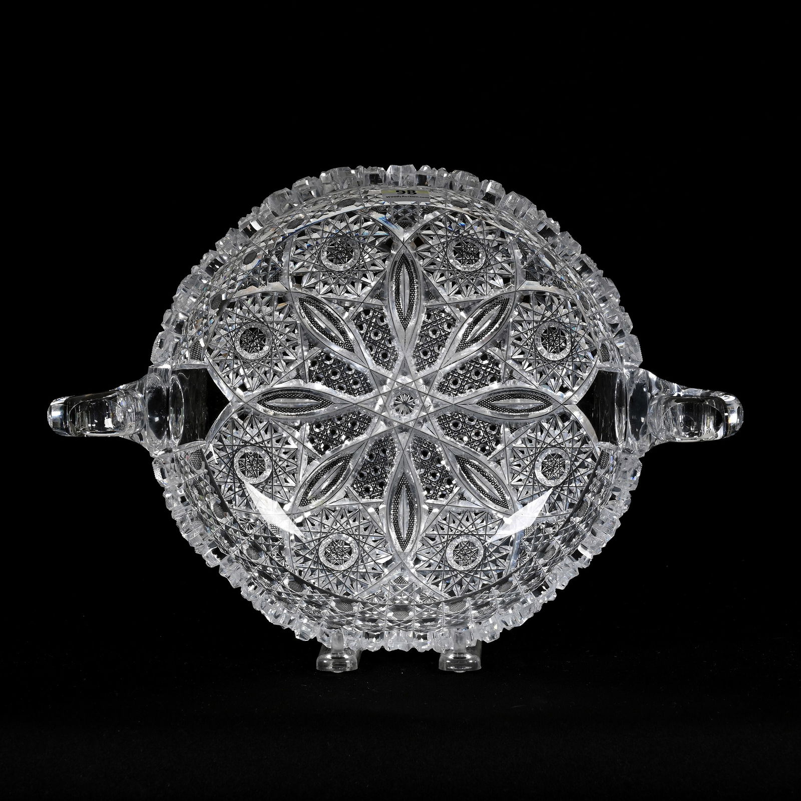 Bowl, Two Handles, ABCG, Propeller Pattern (1 of 4)