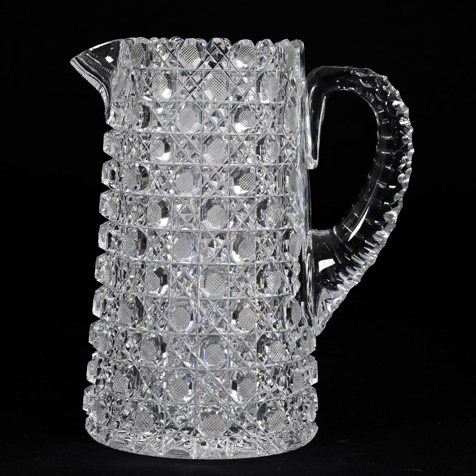 Pitcher, American Brilliant Cut Glass (1 of 5)