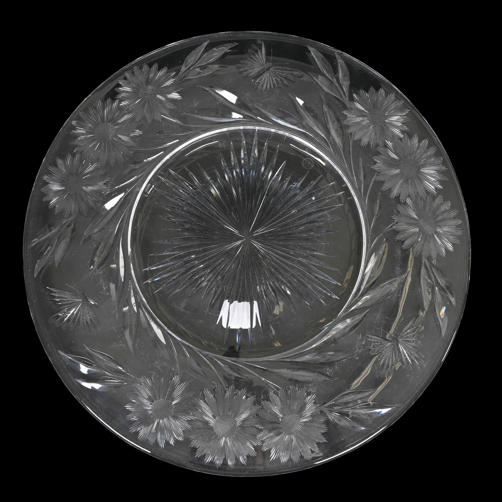 Serving Tray, American Brilliant Cut Glass (1 of 2)