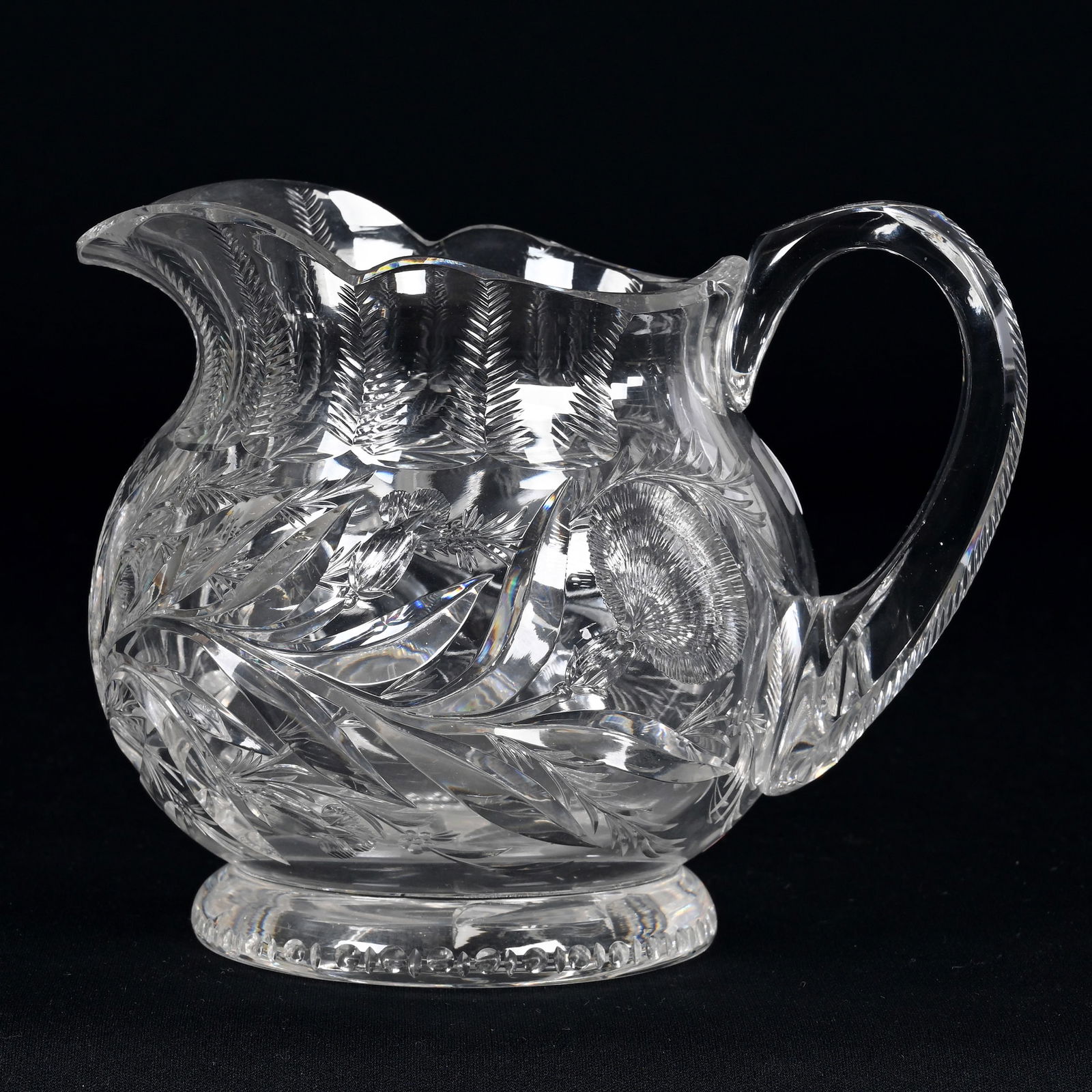 Pitcher, ABCG, Signed Hawkes Gravic Glass (1 of 3)