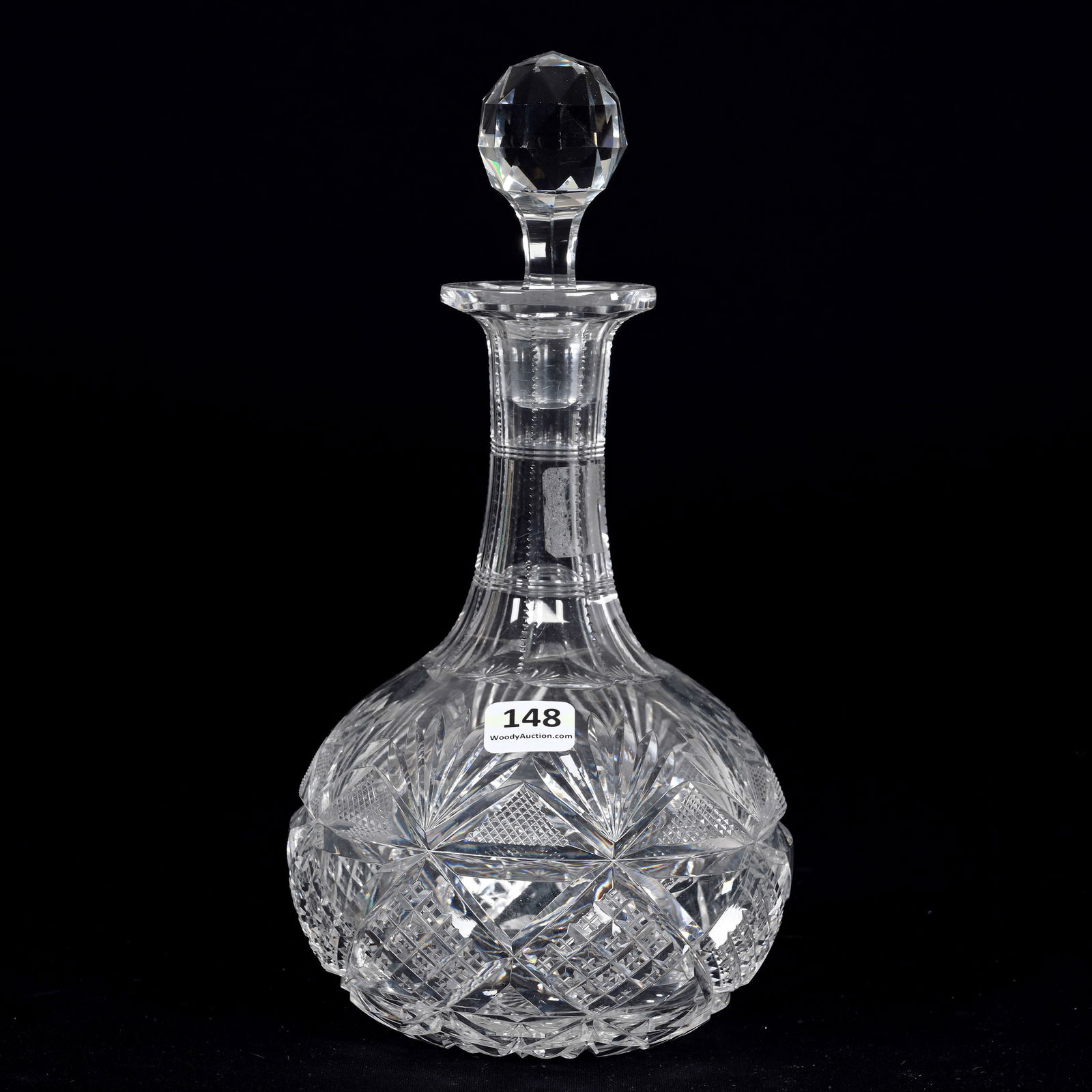 Decanter, ABCG, Colonial Pattern By Dorflinger (1 of 3)