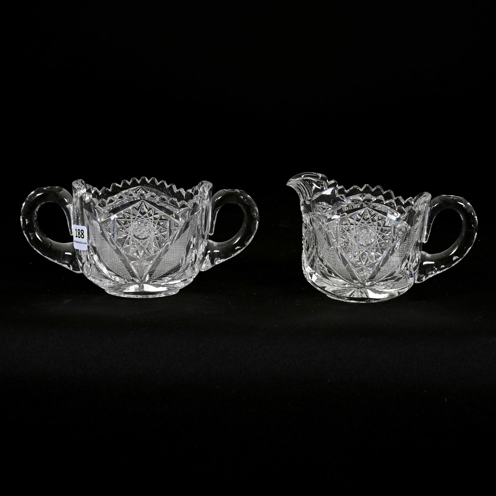 Oval Creamer & Sugar Set, ABCG (1 of 3)