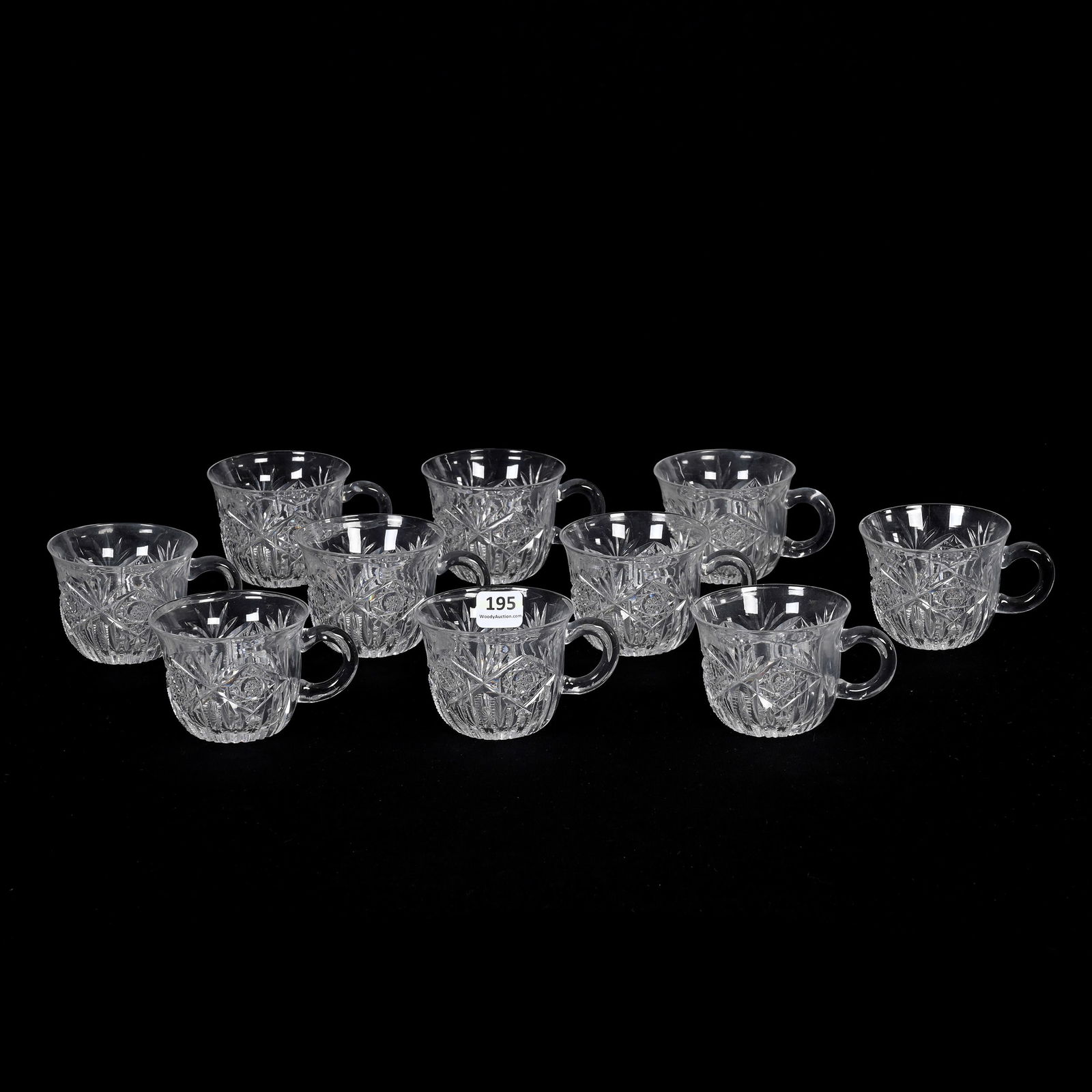 (10) Punch Cups, ABCG, Hindoo Pattern By J. Hoare (1 of 3)