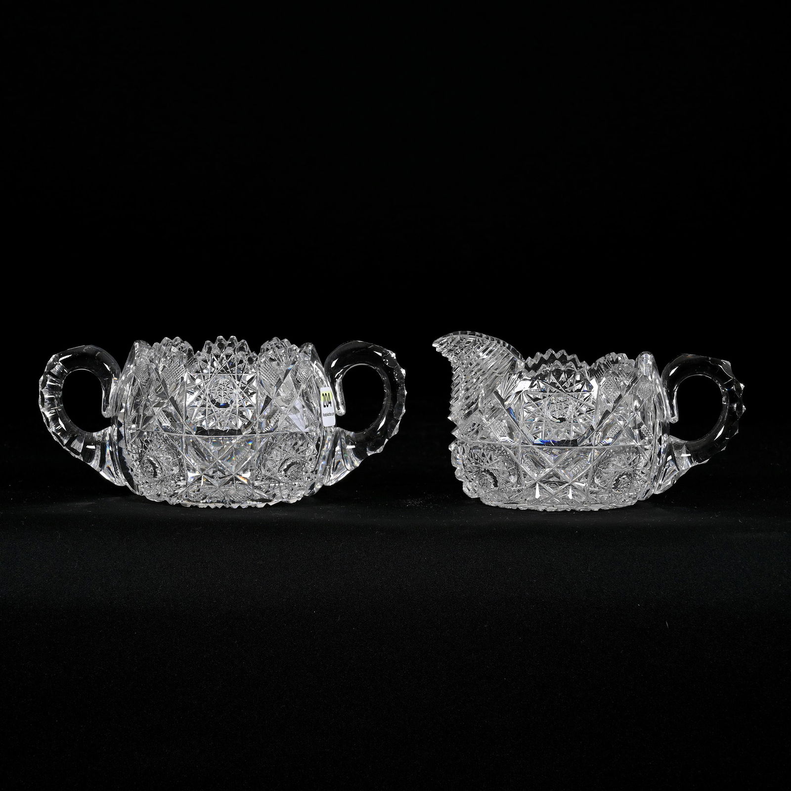 Creamer & Sugar Set, ABCG, Hunt's Royal Pattern (1 of 3)