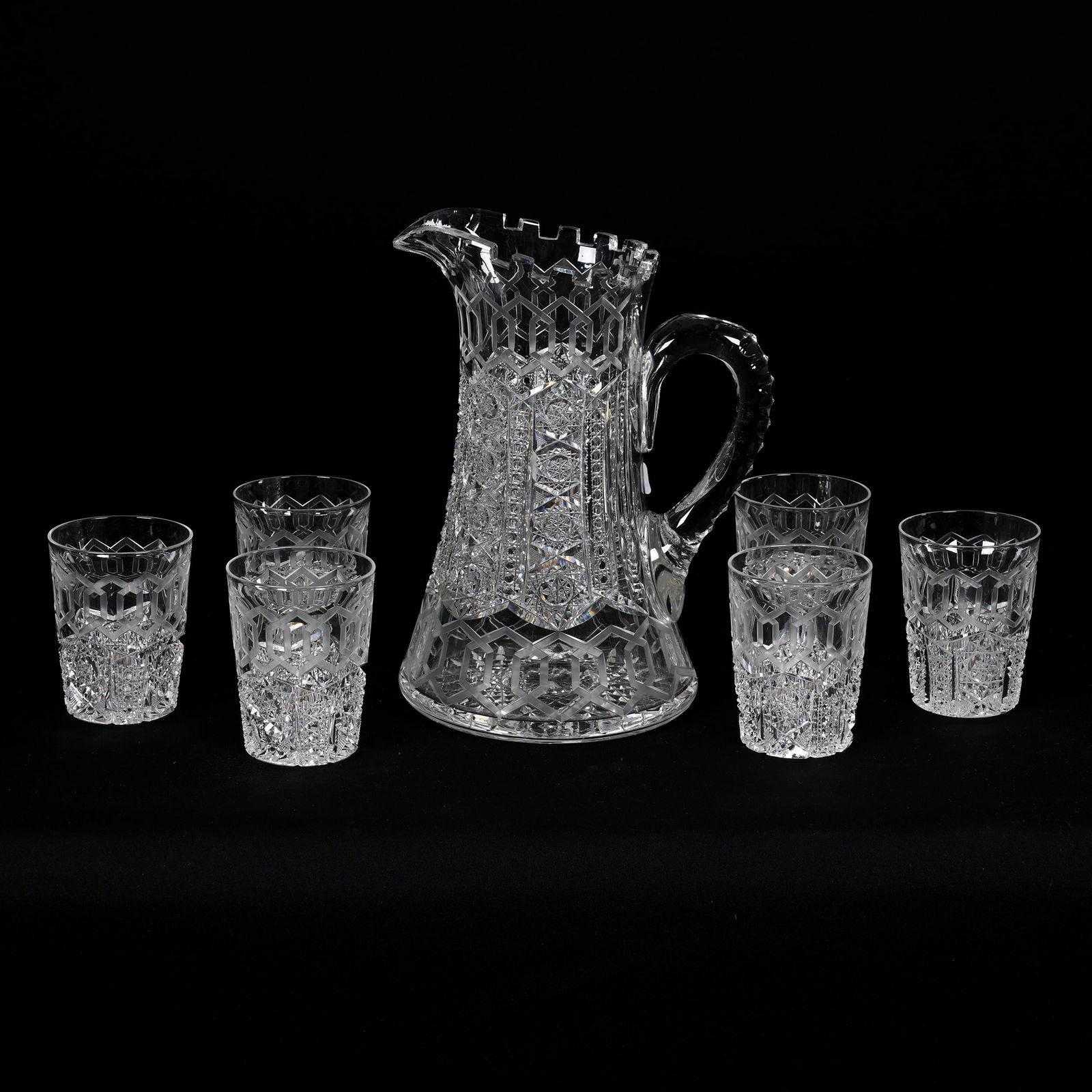 Water Set, ABCG, Alhambra Pattern By Meriden (1 of 3)