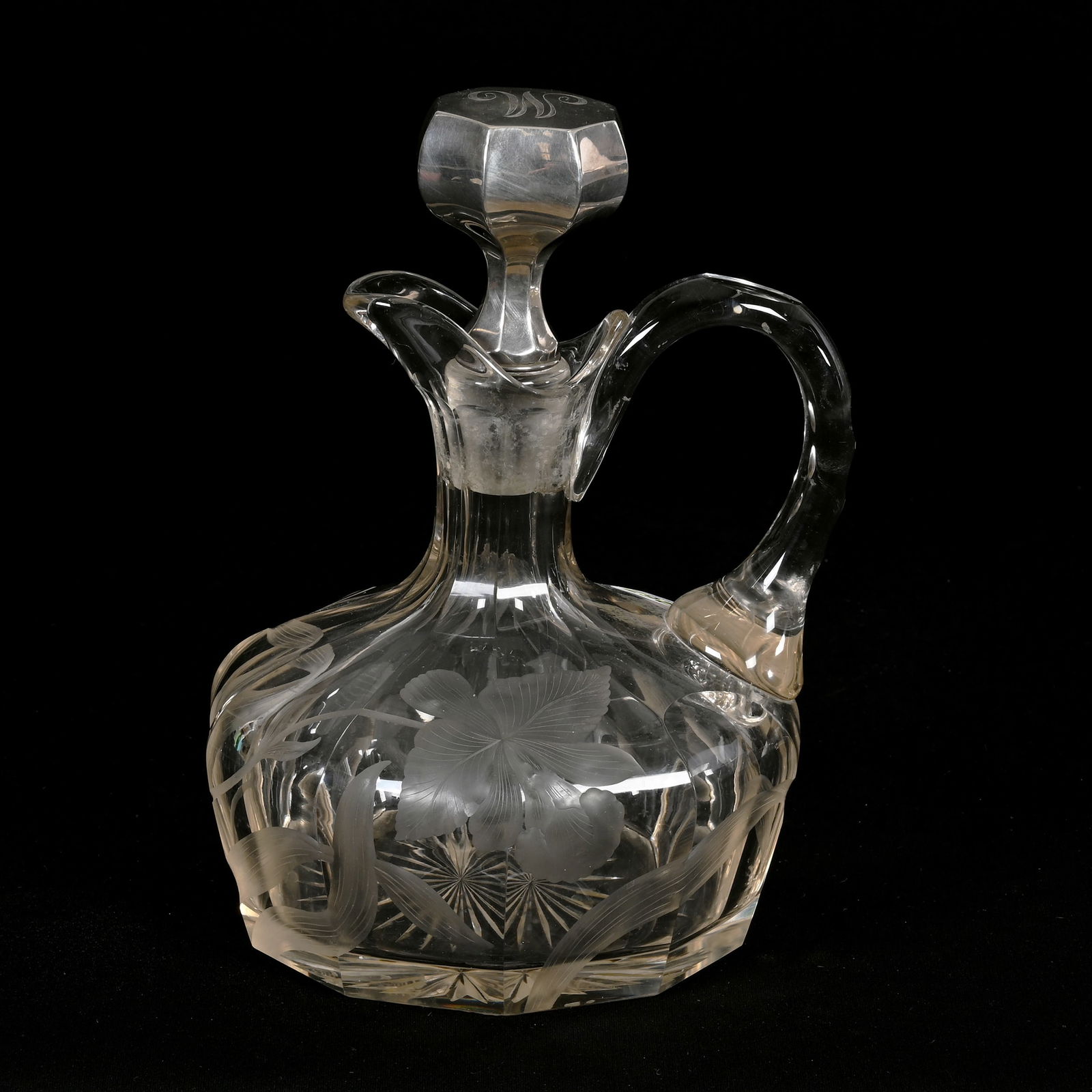 Ship's Decanter, ABCG, Sterling Stopper (1 of 4)