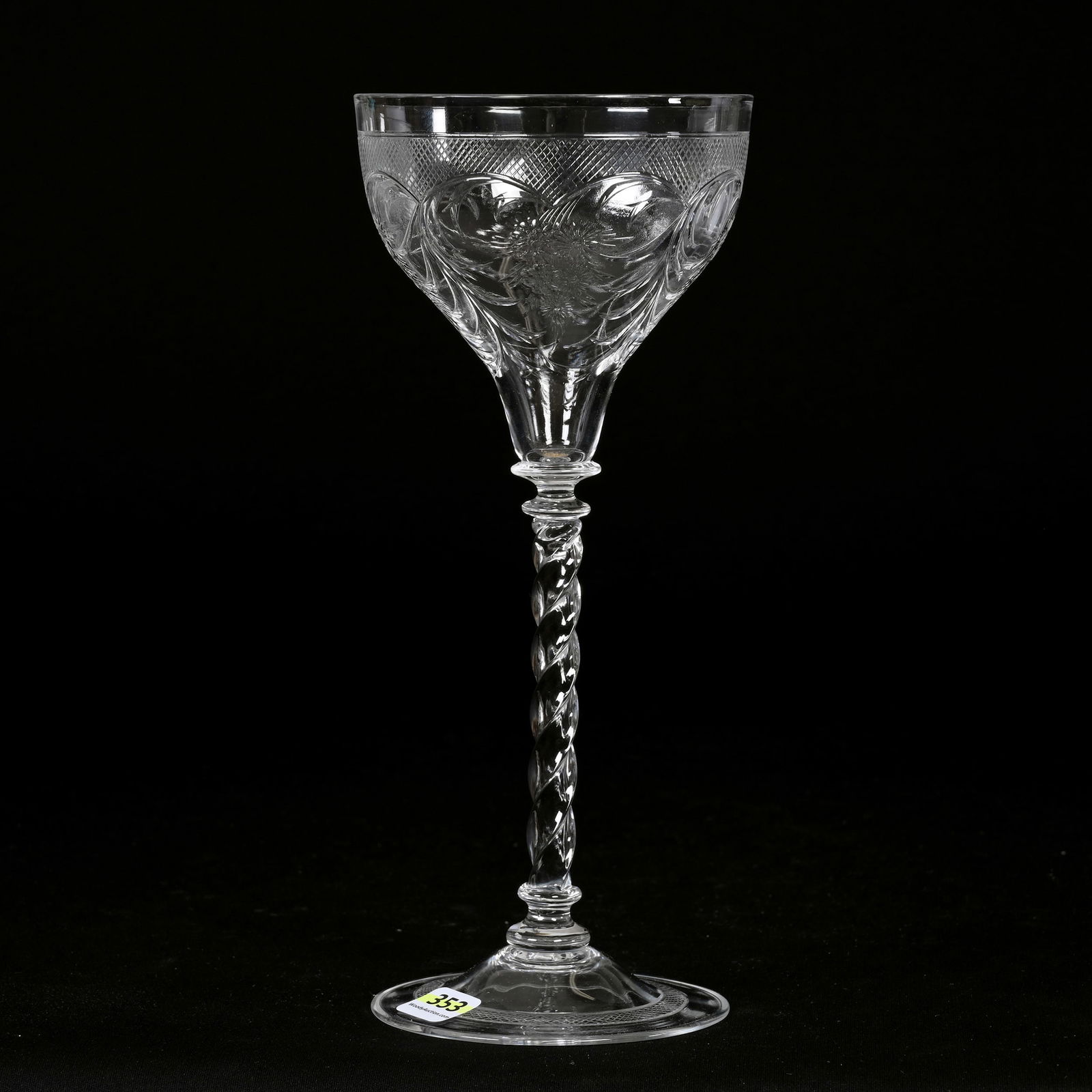 Toasting Stem, BPCG, Noyon Pattern By Steuben (1 of 3)