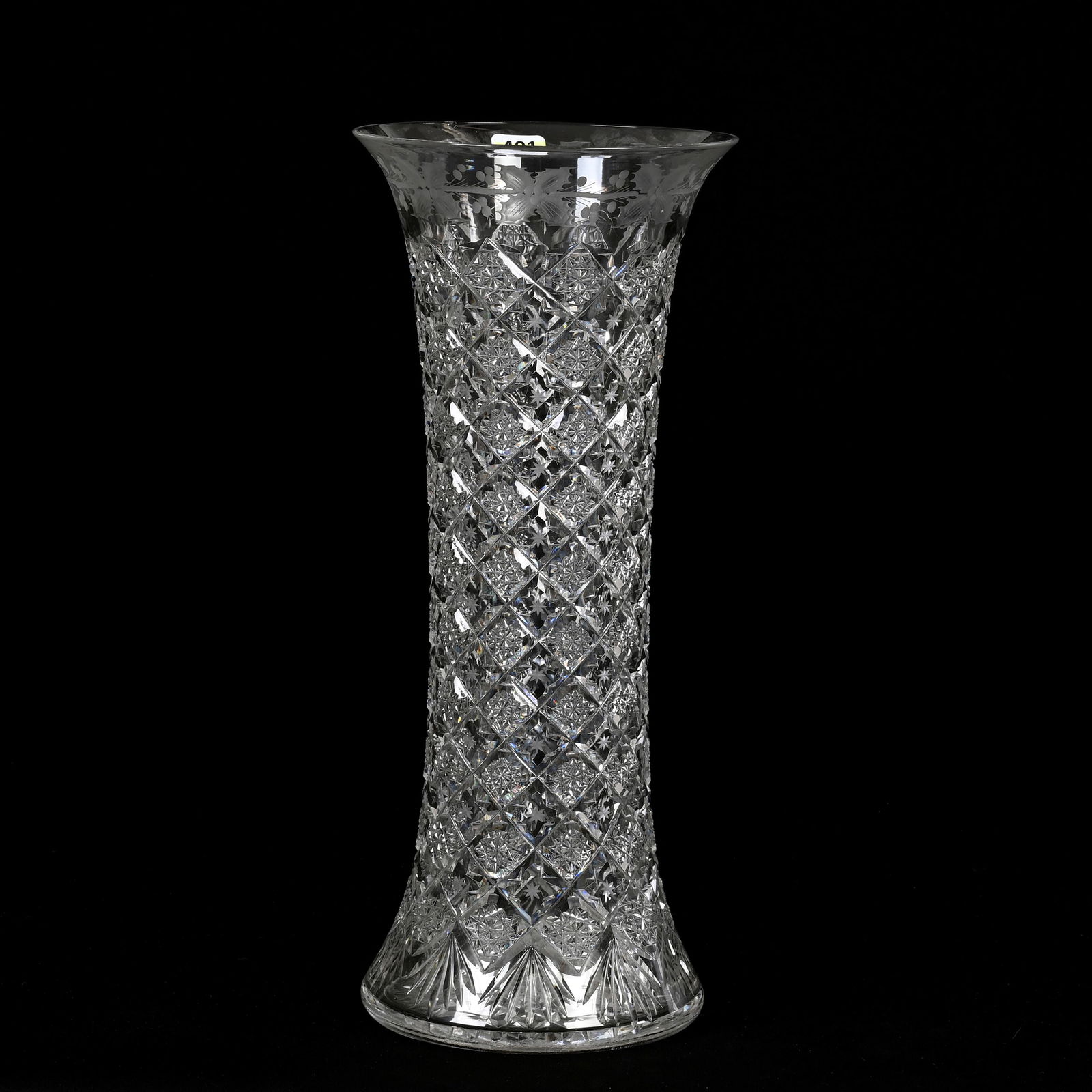 Vase, ABCG, Snowflake & Holly Pattern By Sinclaire (1 of 4)