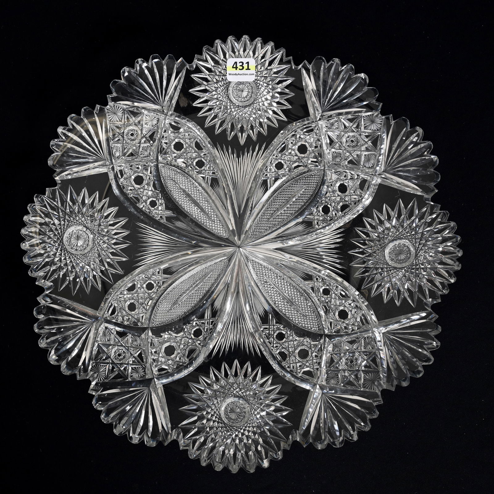 Round Tray, ABCG, Chrysanthemum By Hawkes (1 of 3)