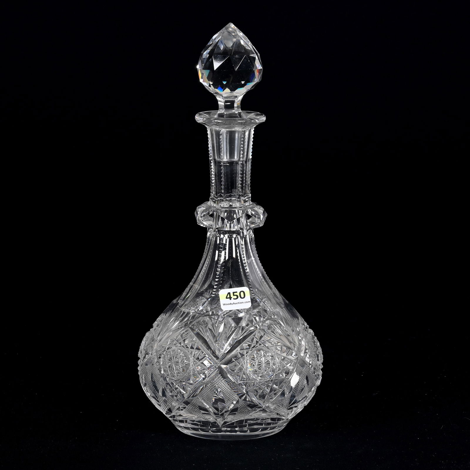 Decanter, ABCG, Lotus Pattern By Egginton (1 of 3)