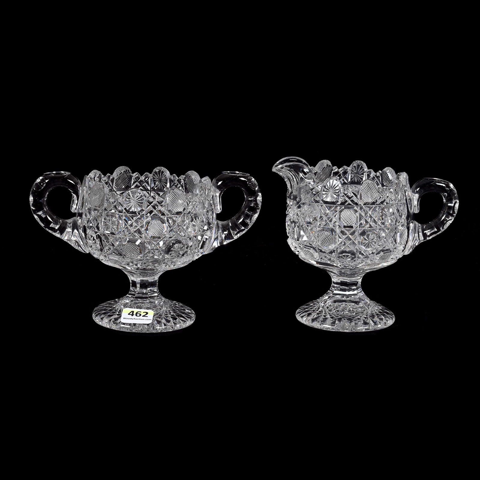 Pedestal Creamer & Sugar Set, ABCG (1 of 4)