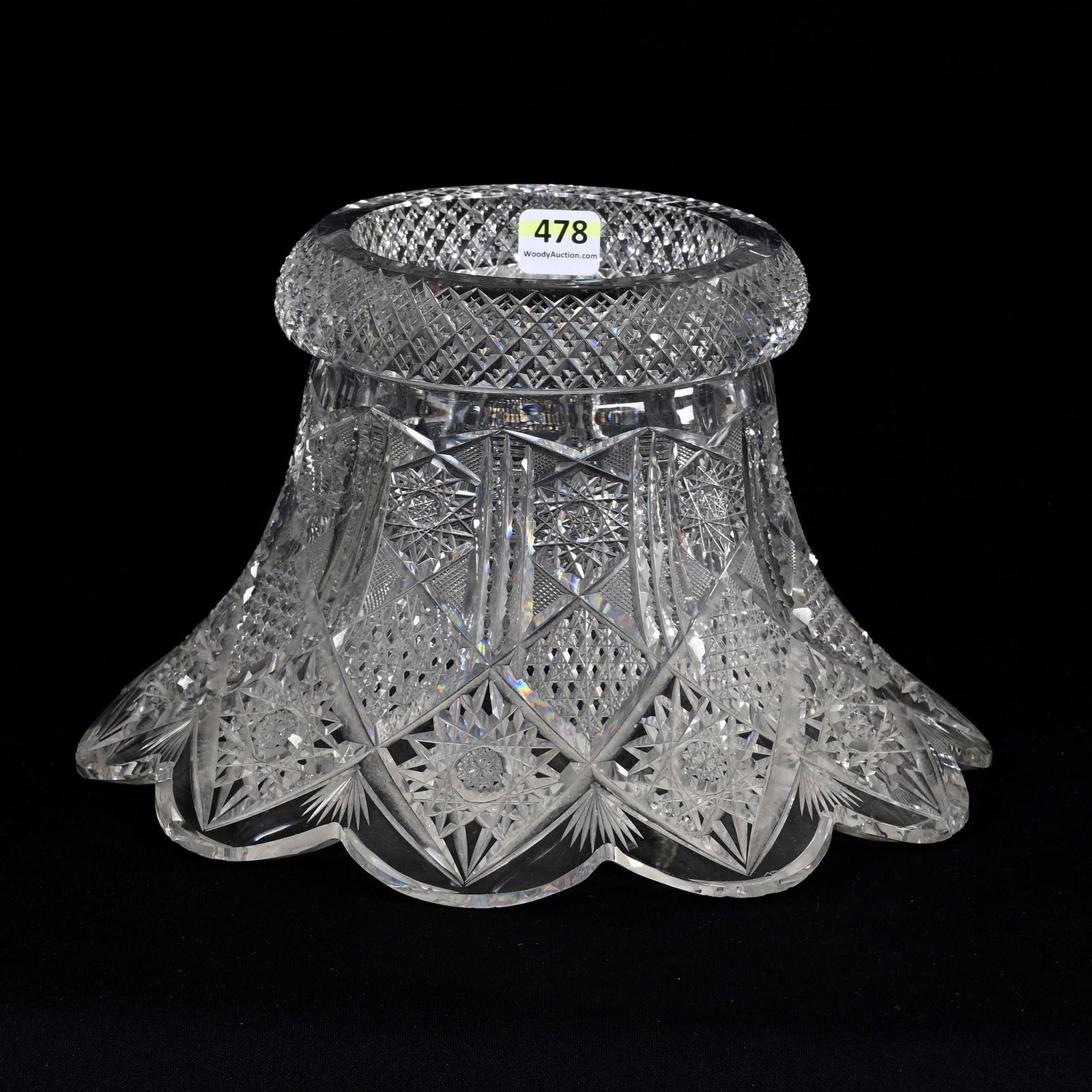 Punch Bowl Base, ABCG, Myrtle Pattern (1 of 6)