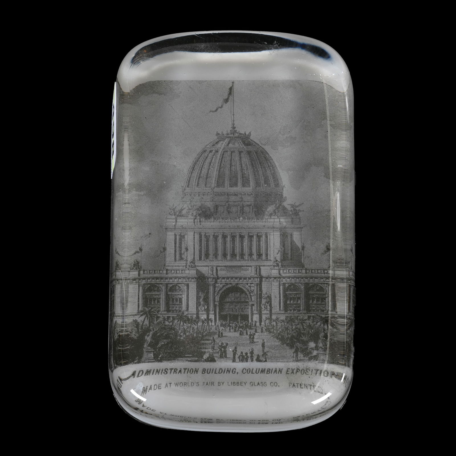 Advertising Paperweight By Libbey Cut Glass (1 of 2)