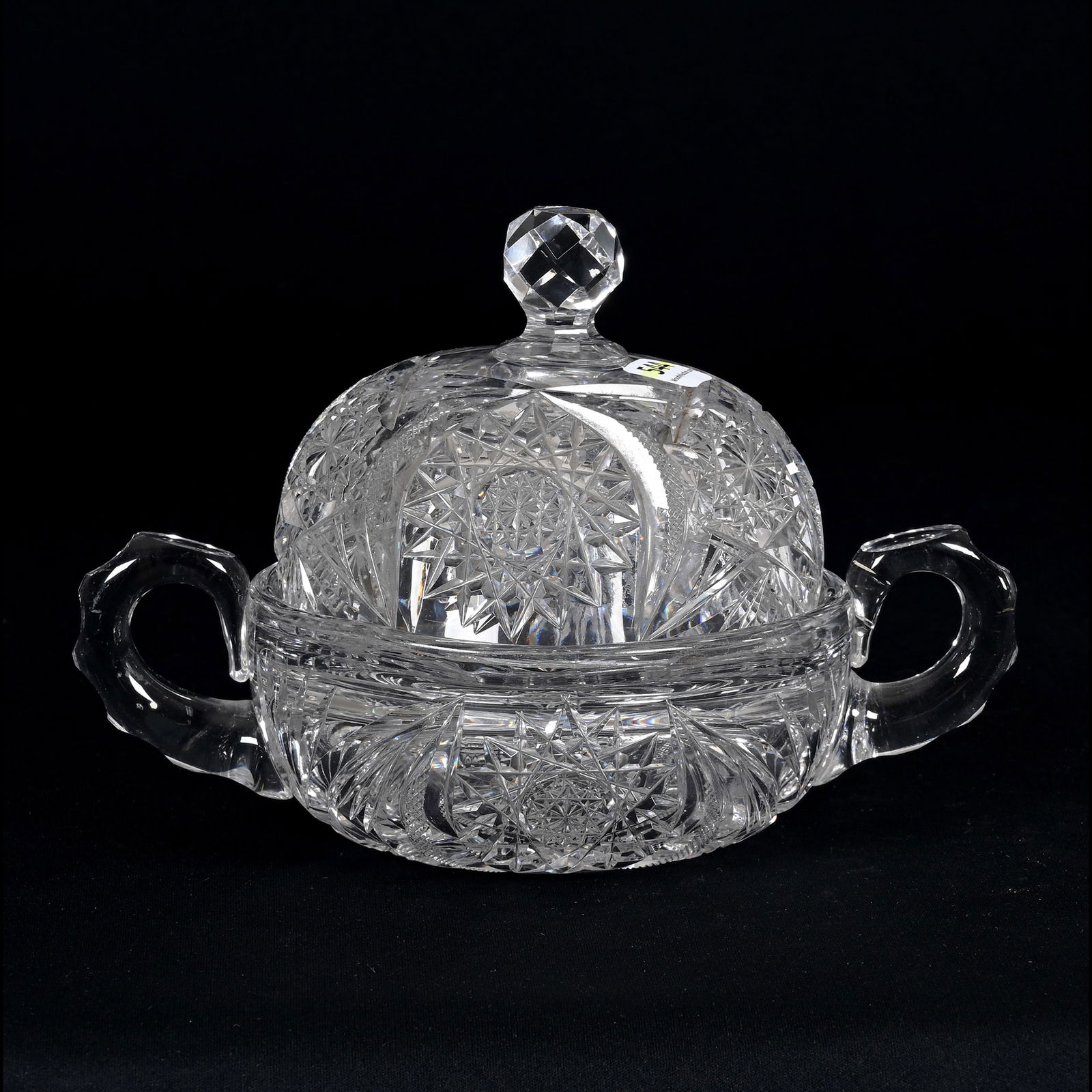 Covered Serving Dish, Two Handles, ABCG (1 of 4)