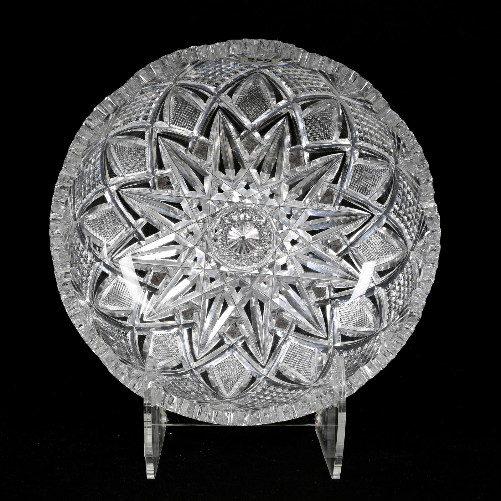 Bowl, ABCG, Signed Hawkes Devonshire Pattern (1 of 3)