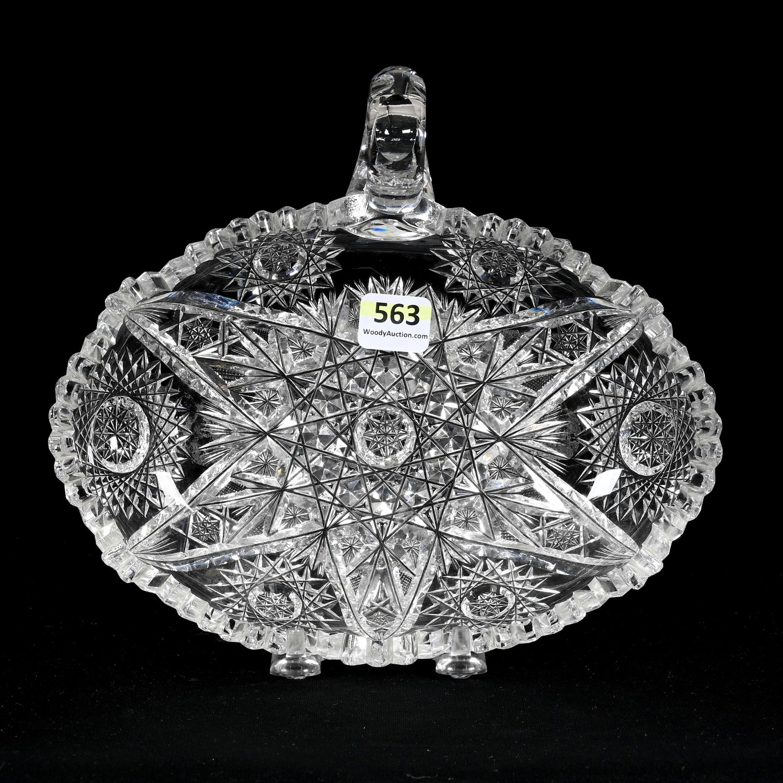 Oval Handled Nappy, ABCG, Expanding Star Pattern (1 of 2)