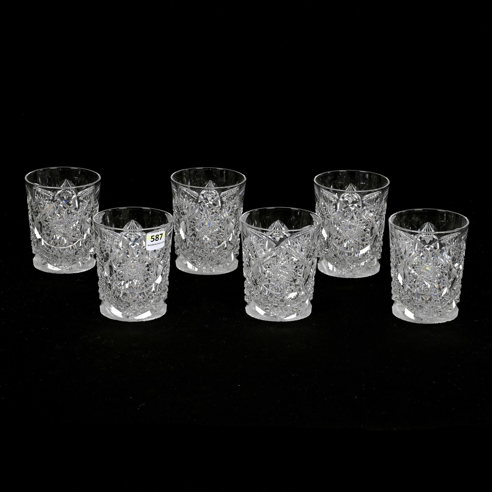 (6) Tumblers, ABCG, X-Split Vesica Pattern (1 of 3)