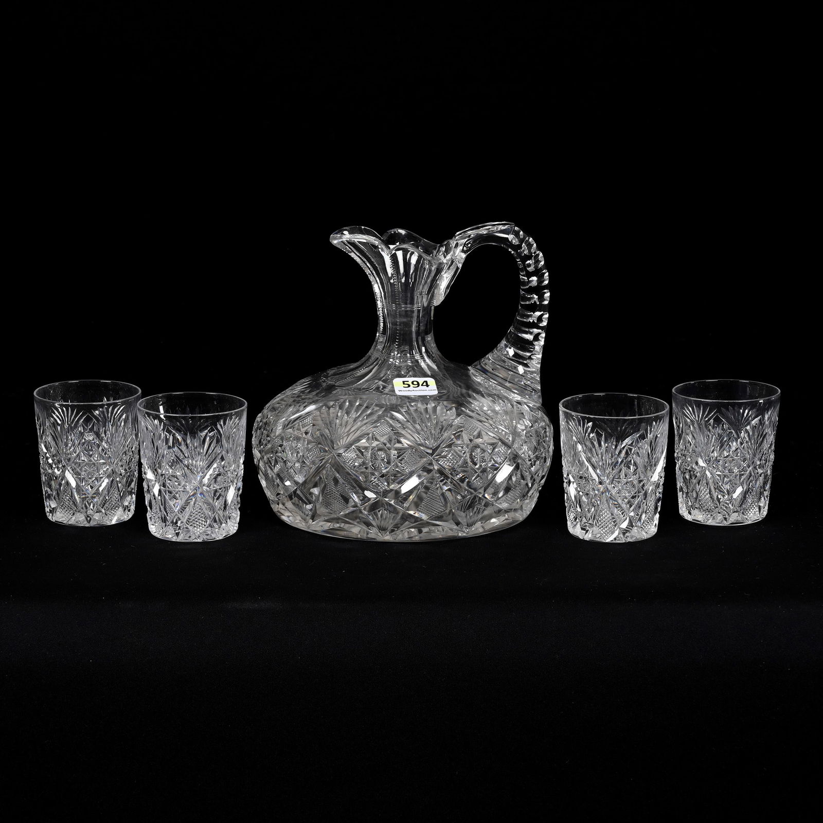 Whiskey Set, ABCG, Gladys Pattern By Hawkes (1 of 4)