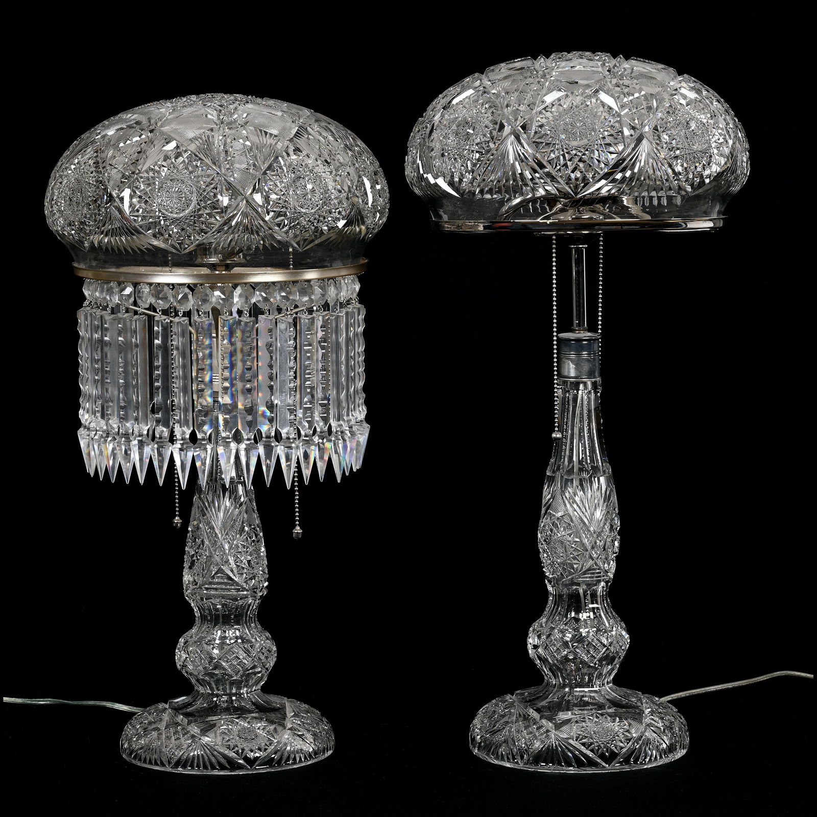 (2) Pattern Matched Table Lamps, ABCG (1 of 4)