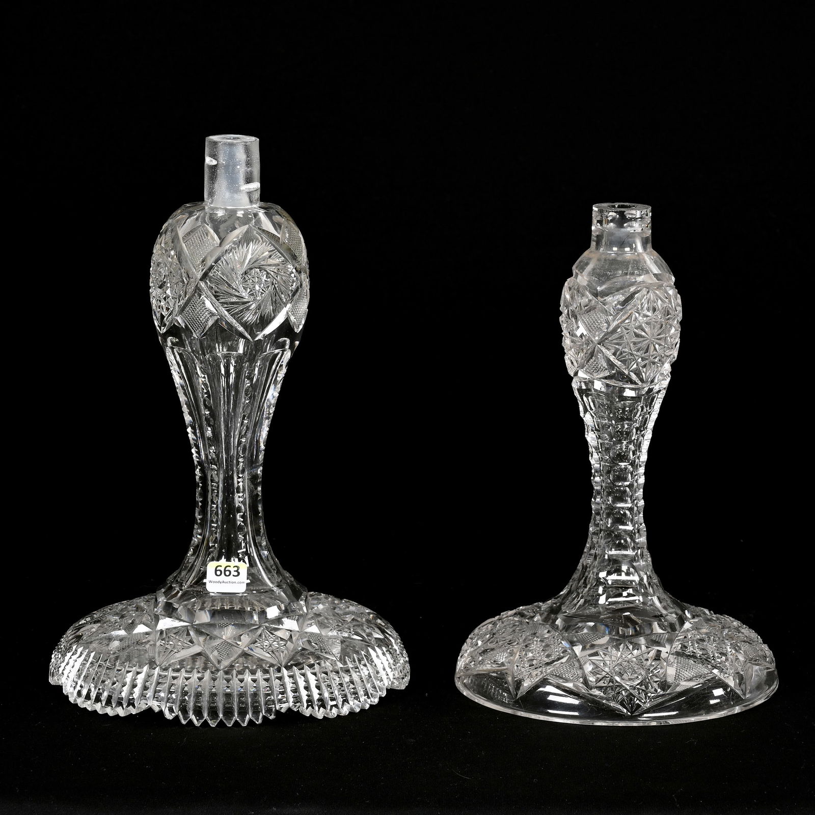 (2) Lamp Bases Only, ABCG, No Fittings Or Shade (1 of 3)