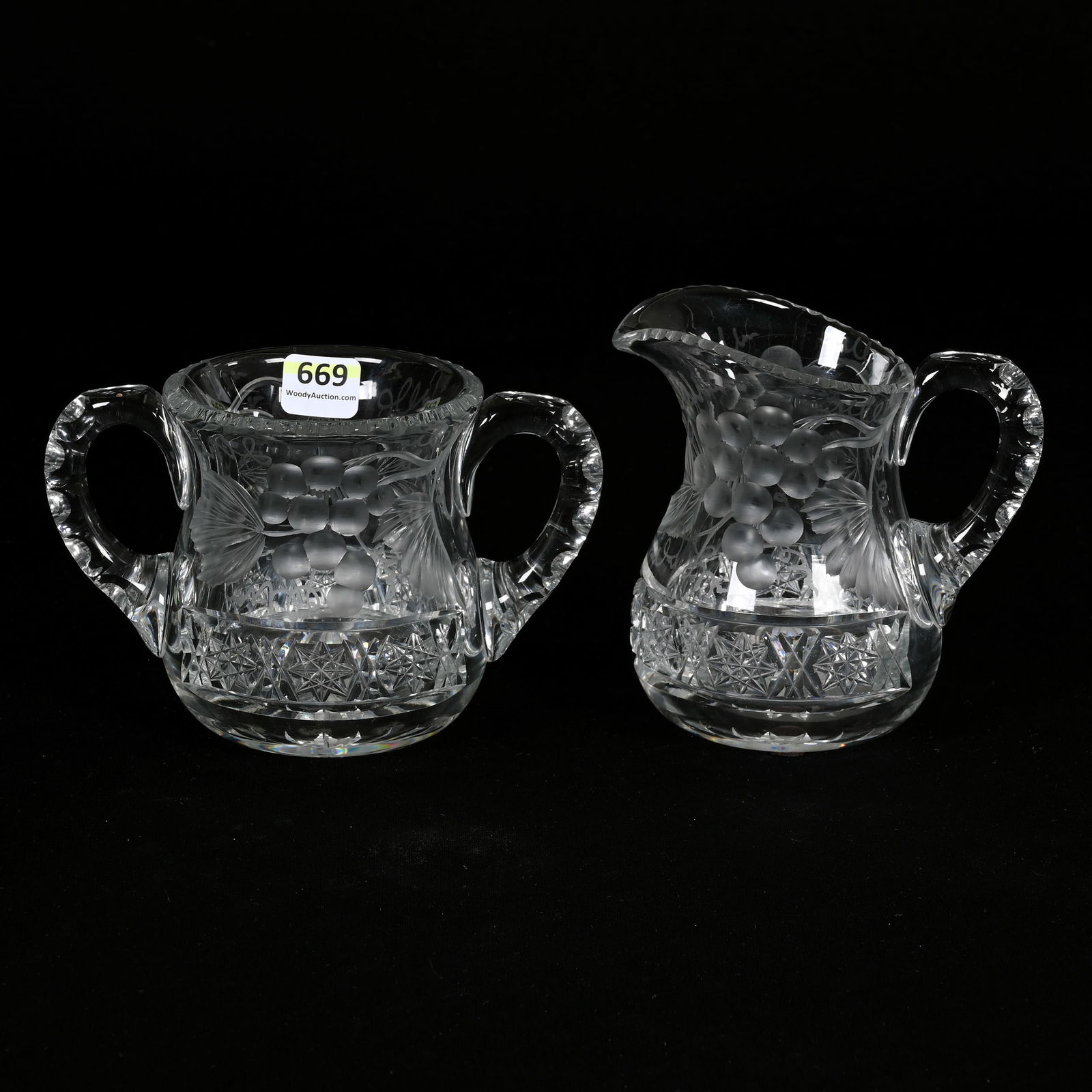 Creamer & Sugar Set, ABCG, Signed Tuthill (1 of 3)