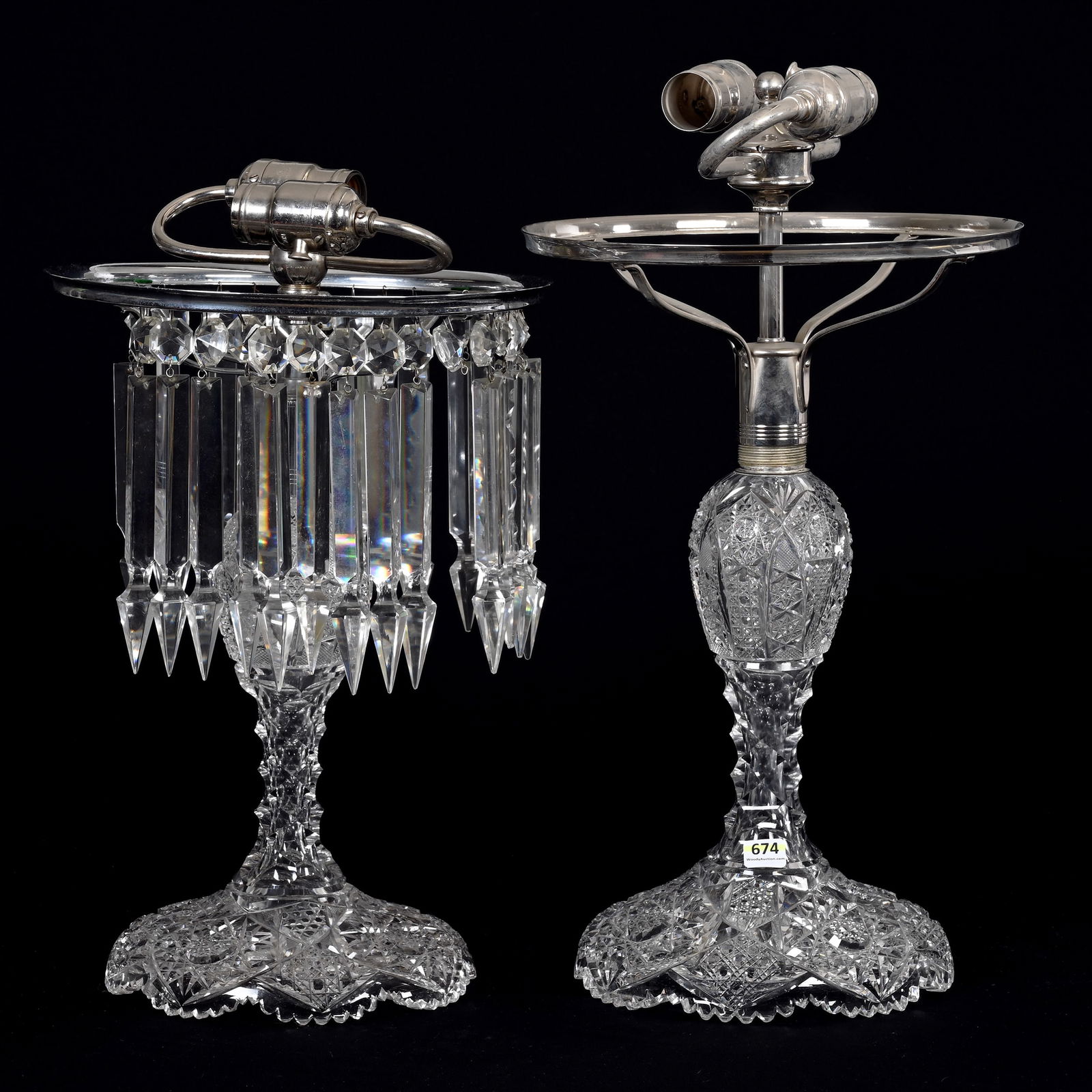 (2) Pattern Matched Lamp Bases, ABCG (1 of 3)