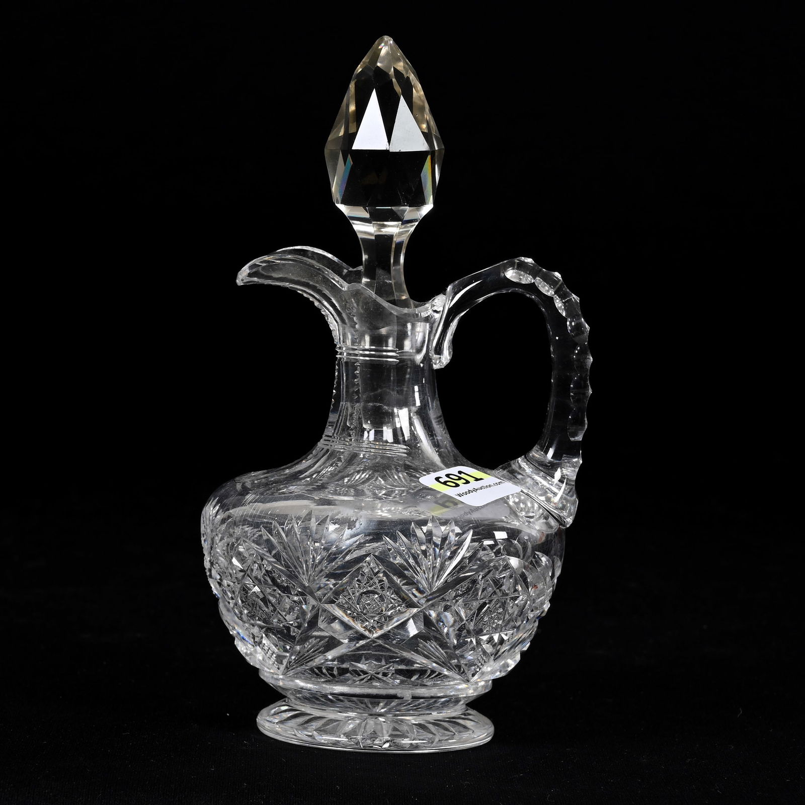 Cruet Bottle, ABCG, Signed Hawkes Holland Pattern (1 of 3)