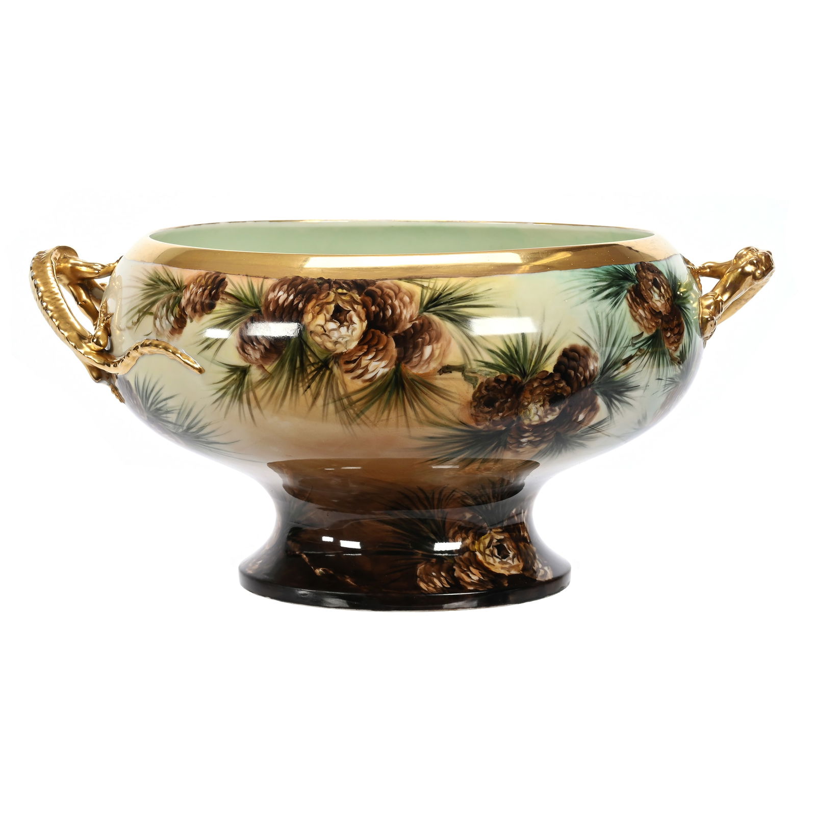 Pedestal Punch Bowl, American Willets Belleek (1 of 3)