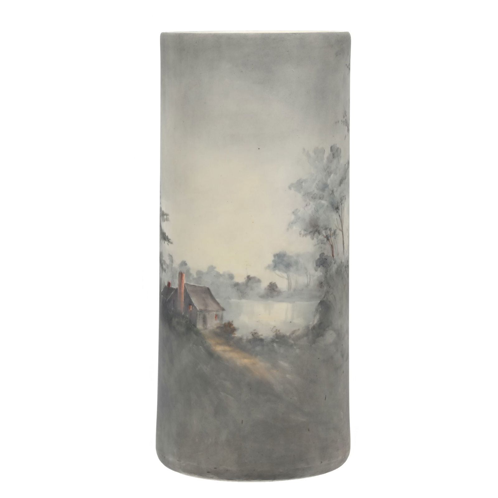 Cylinder Vase, American Belleek Marked Lenox (1 of 3)