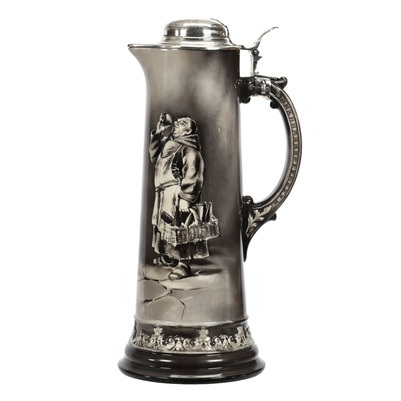 Tankard With Lid Marked American Belleek CAC Lenox (1 of 5)