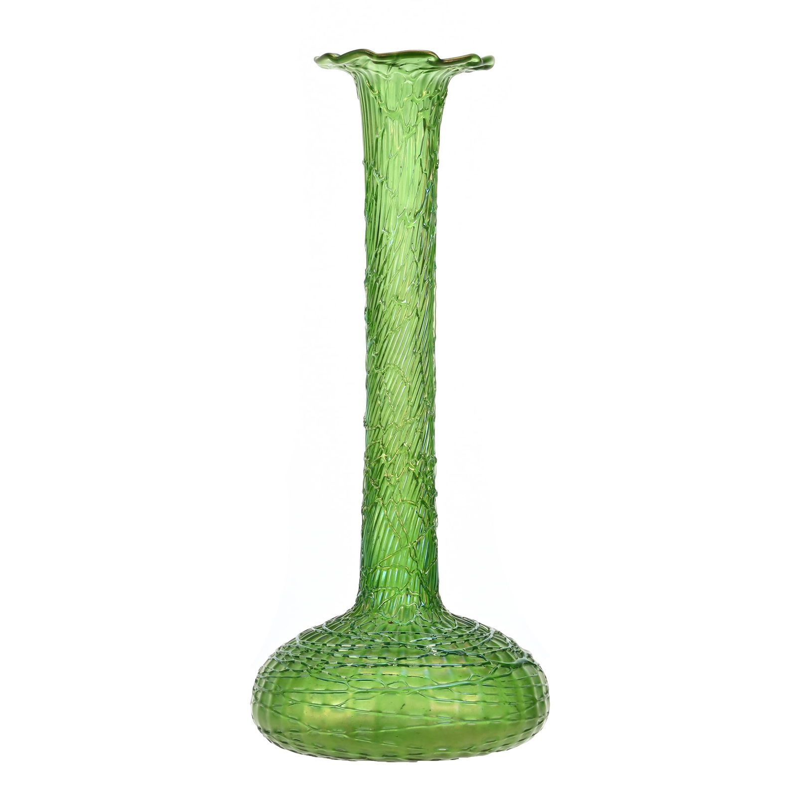 Vase, Unmarked Loetz Style Art Glass (1 of 3)