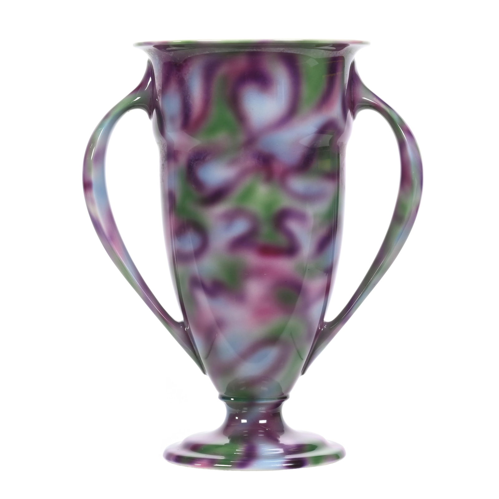 Pedestal Loving Cup, Lenox Green Wreath Mark (1 of 5)