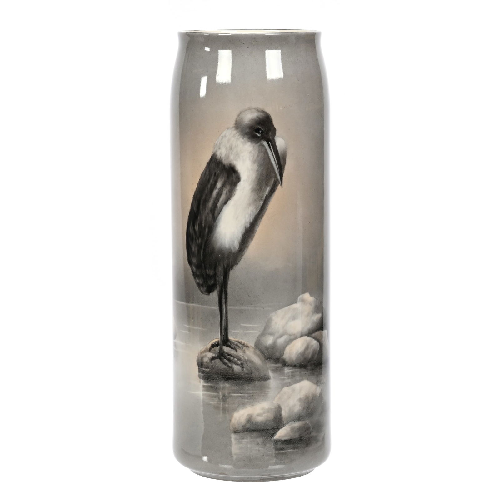 Cylinder Vase, American Lenox Belleek (1 of 4)