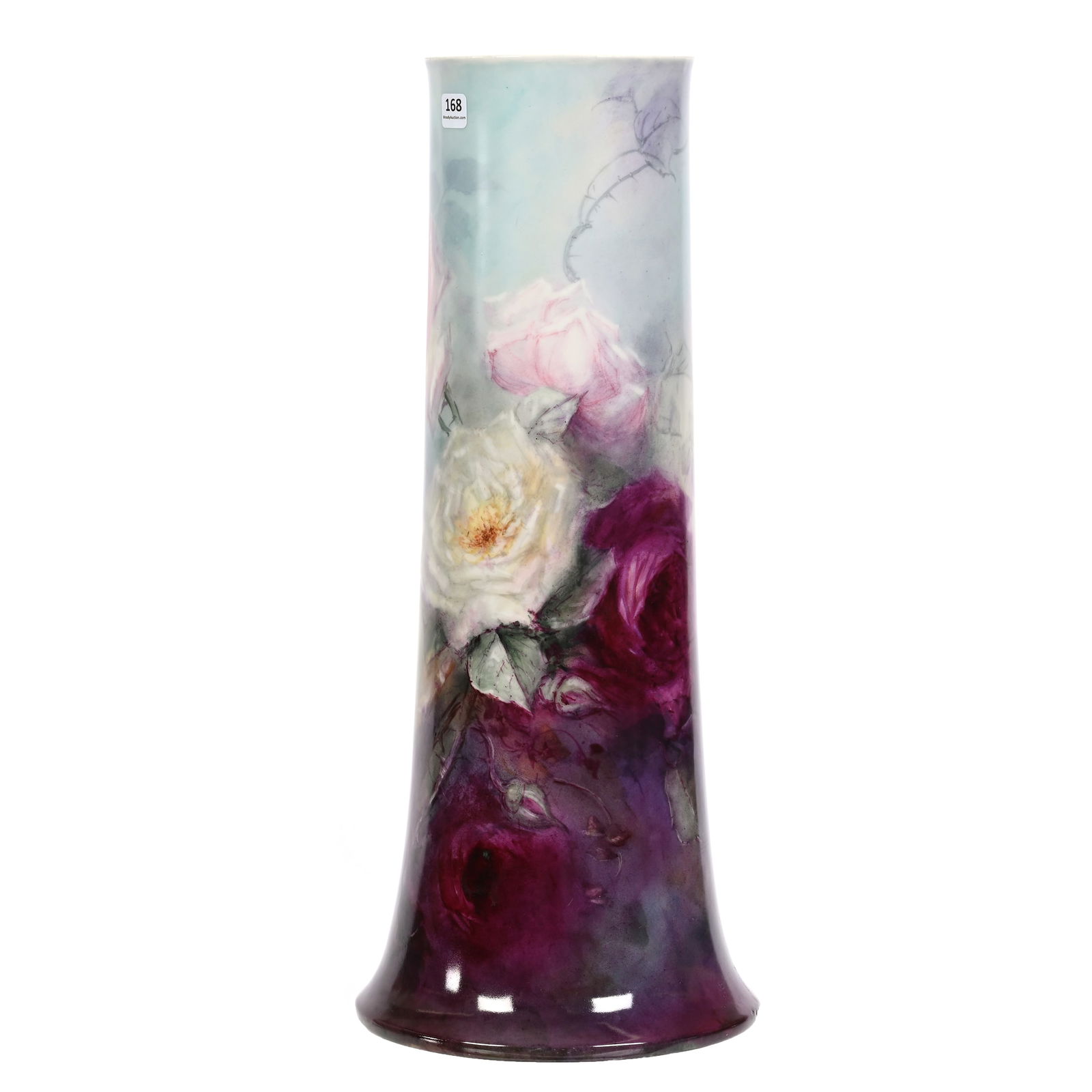 Cylinder Vase Marked W.G. & Co. Limoges (1 of 4)
