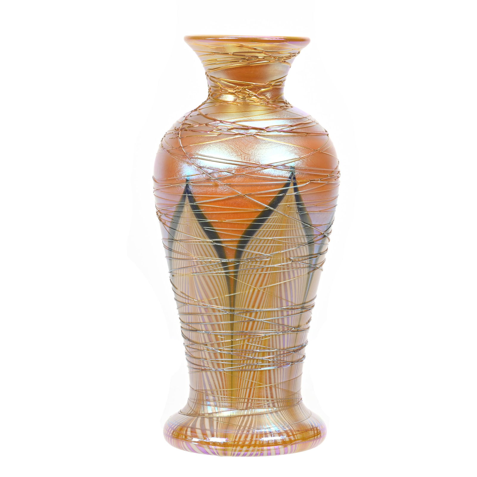 Vase, Unmarked Durand Art Glass (1 of 5)