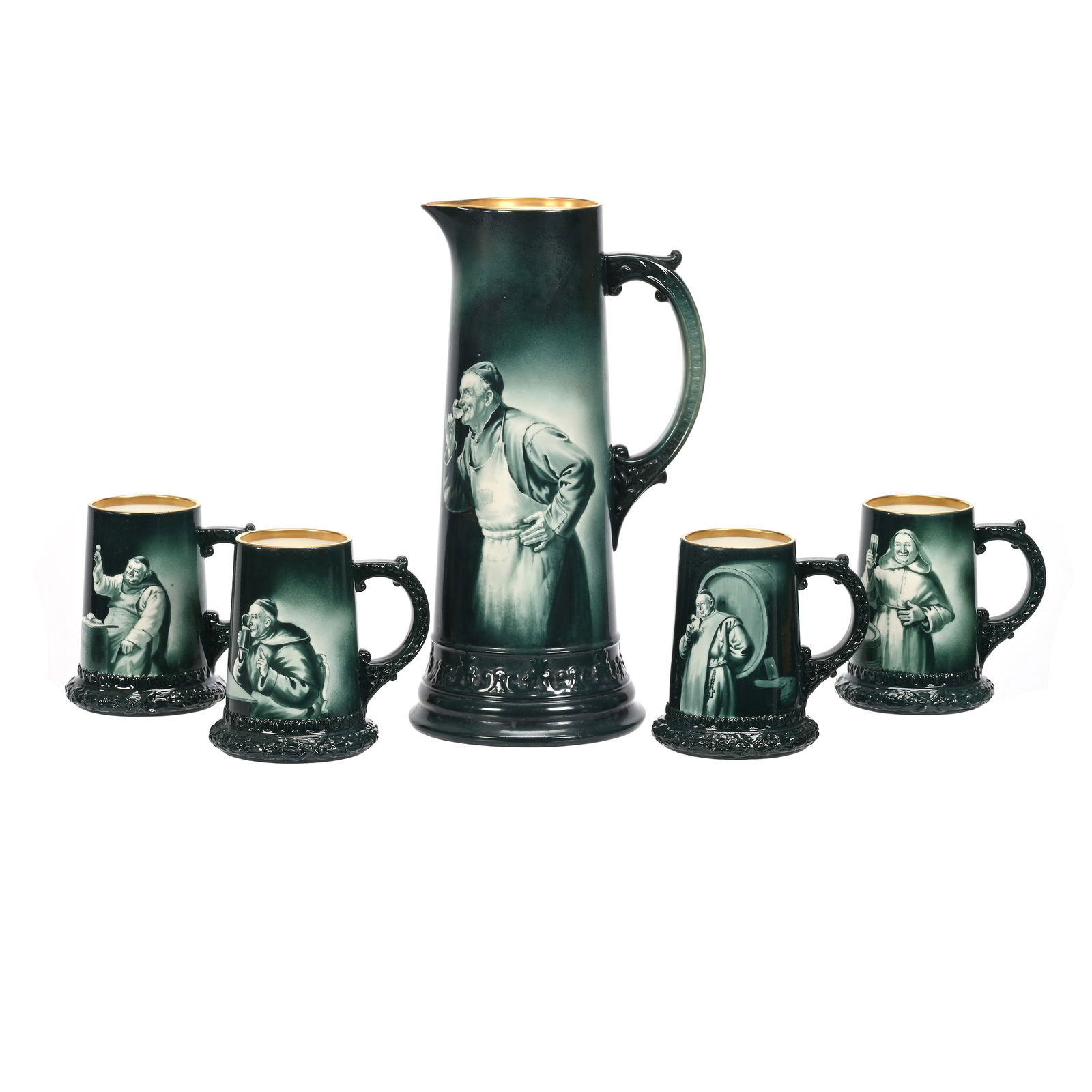 Tankard Set, CAC Lenox Wreath Mark (1 of 4)
