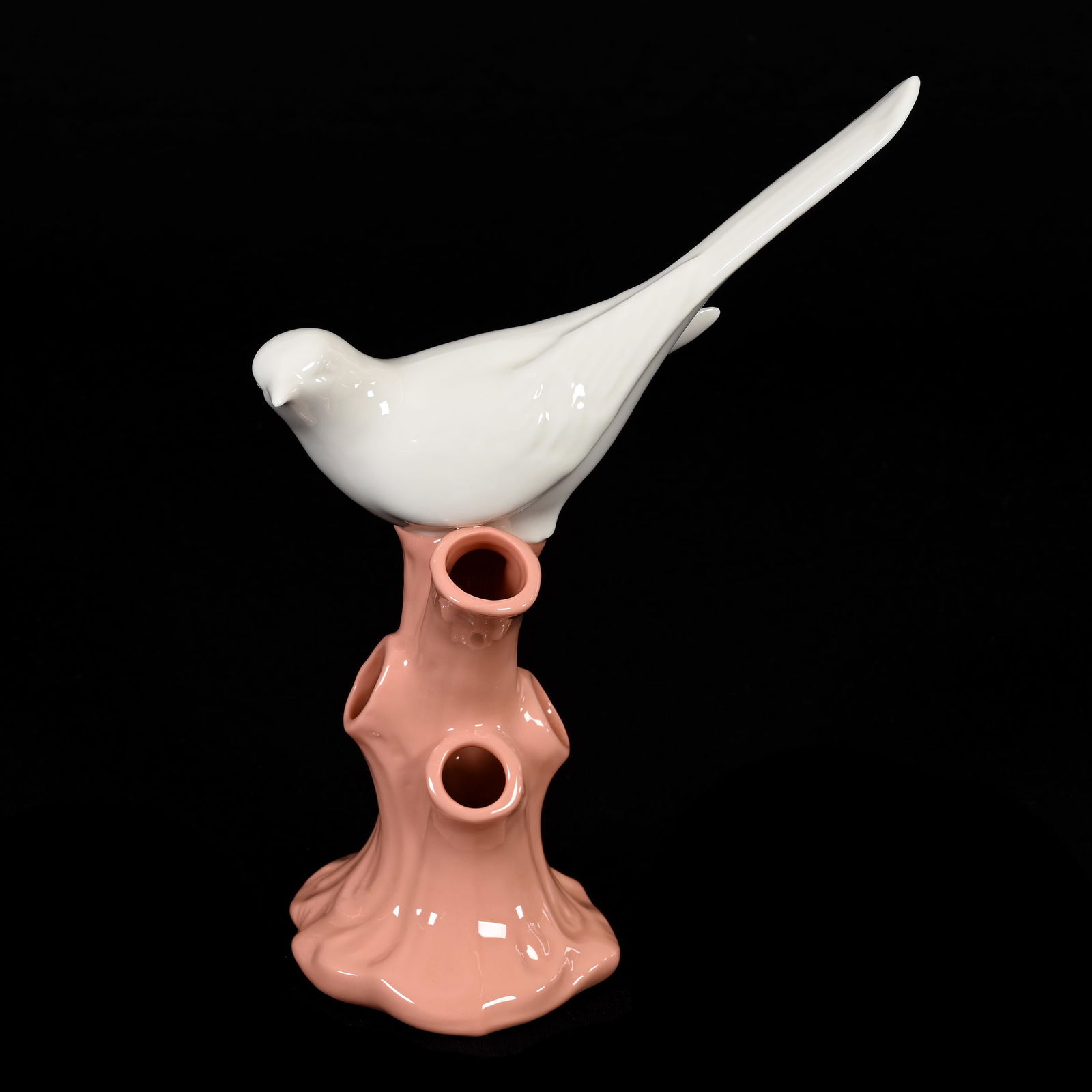 Figural Bud Vase, Lenox Green Wreath Mark (1 of 3)